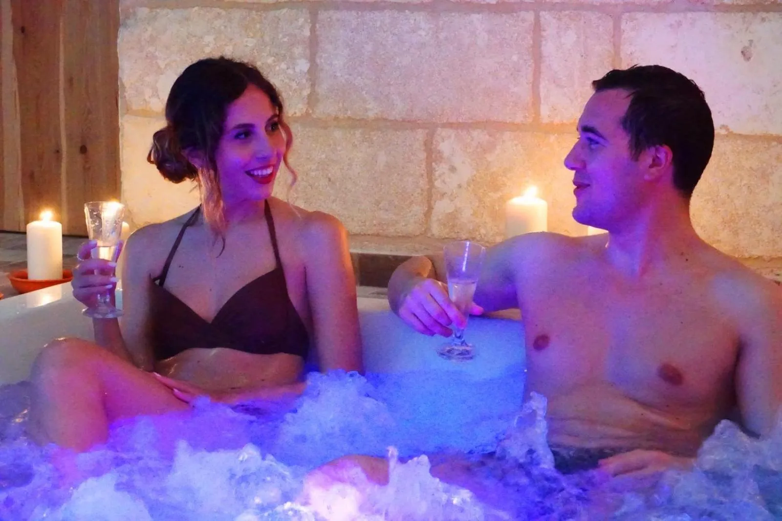 Hot Tub in B&B Giardino delle Delizie