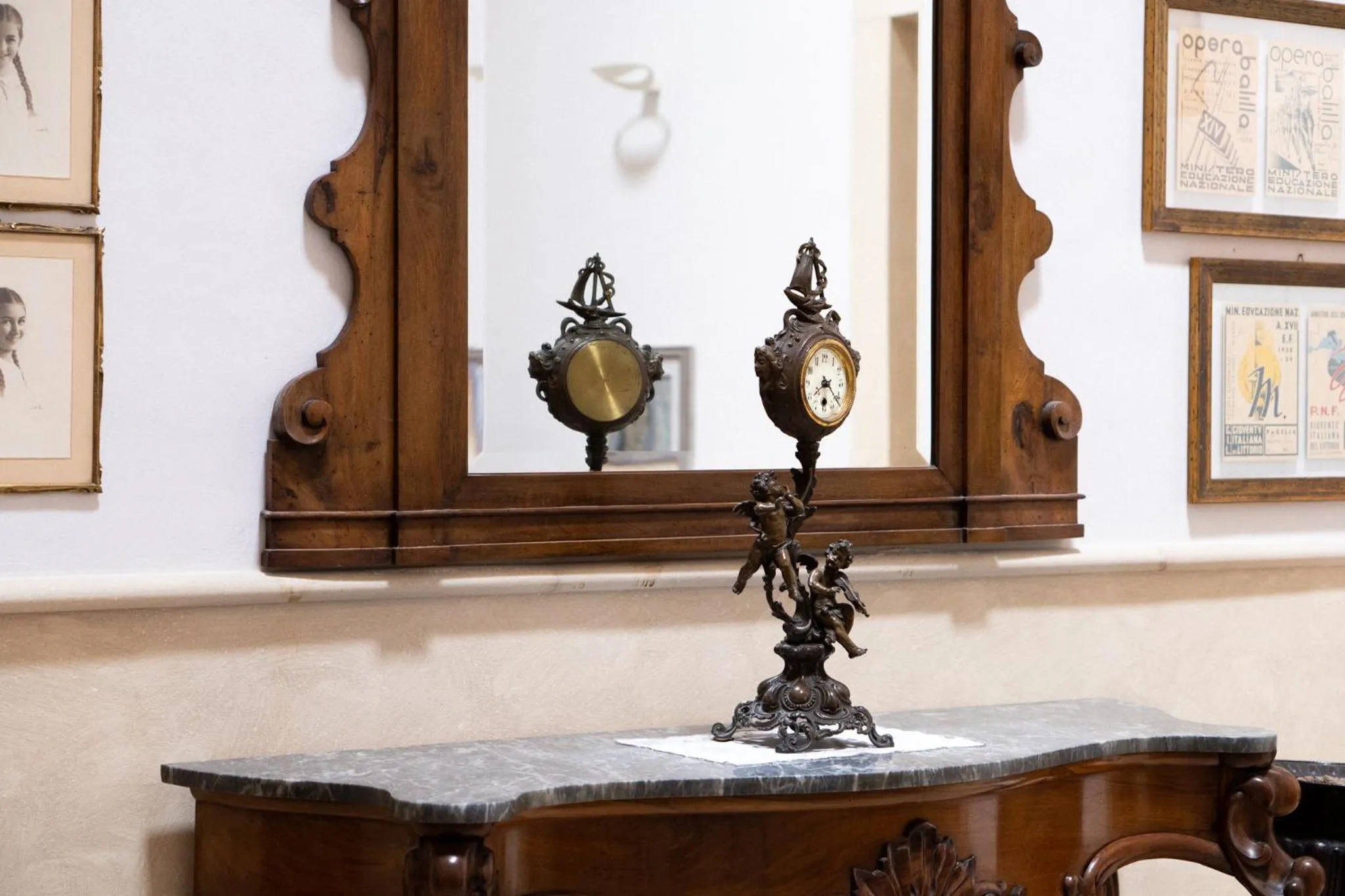 Decorative detail in B&B Giardino delle Delizie