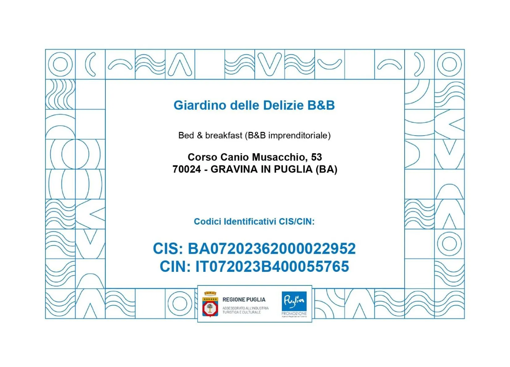 B&B Giardino delle Delizie