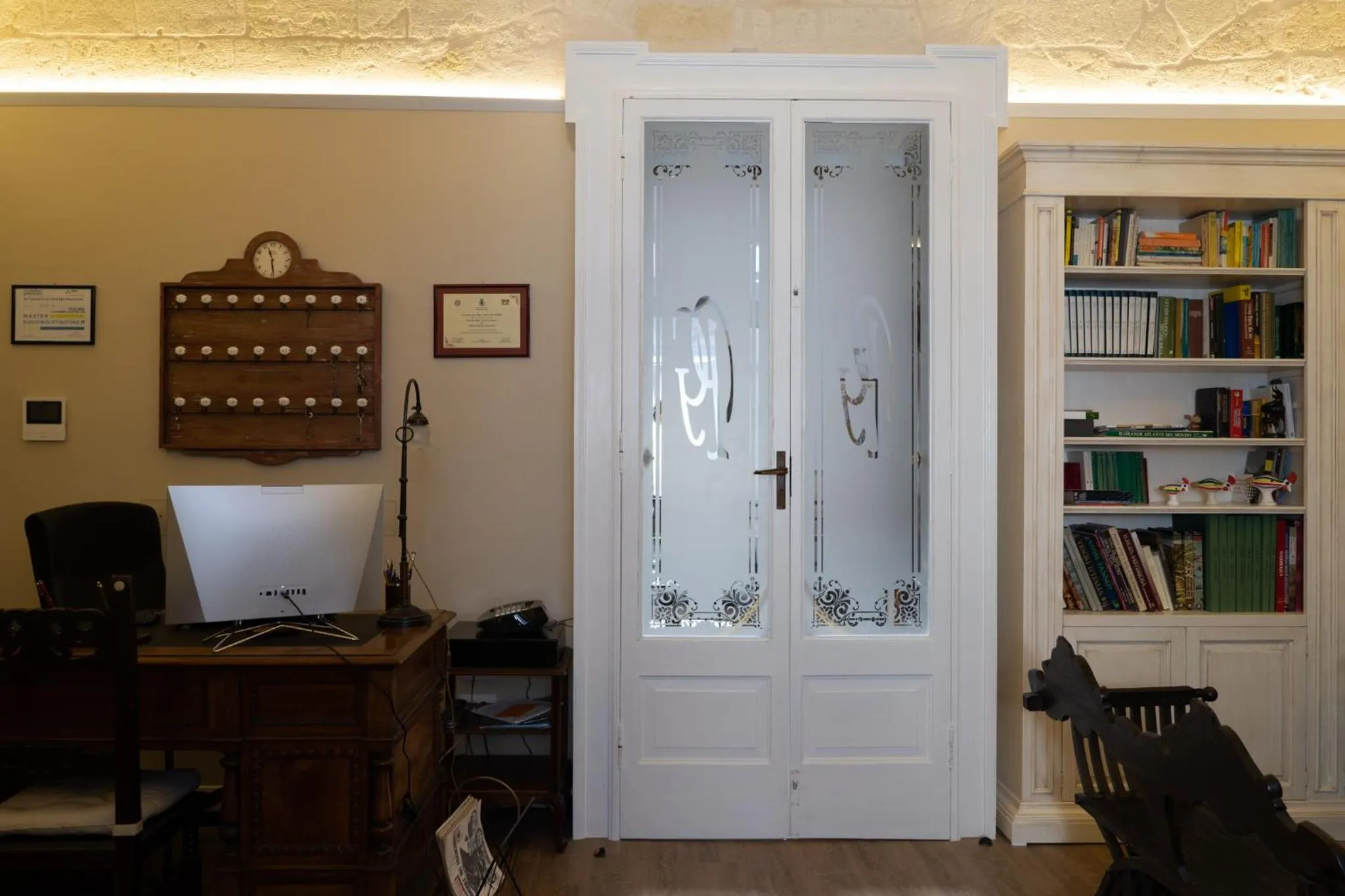 Lobby or reception in B&B Giardino delle Delizie