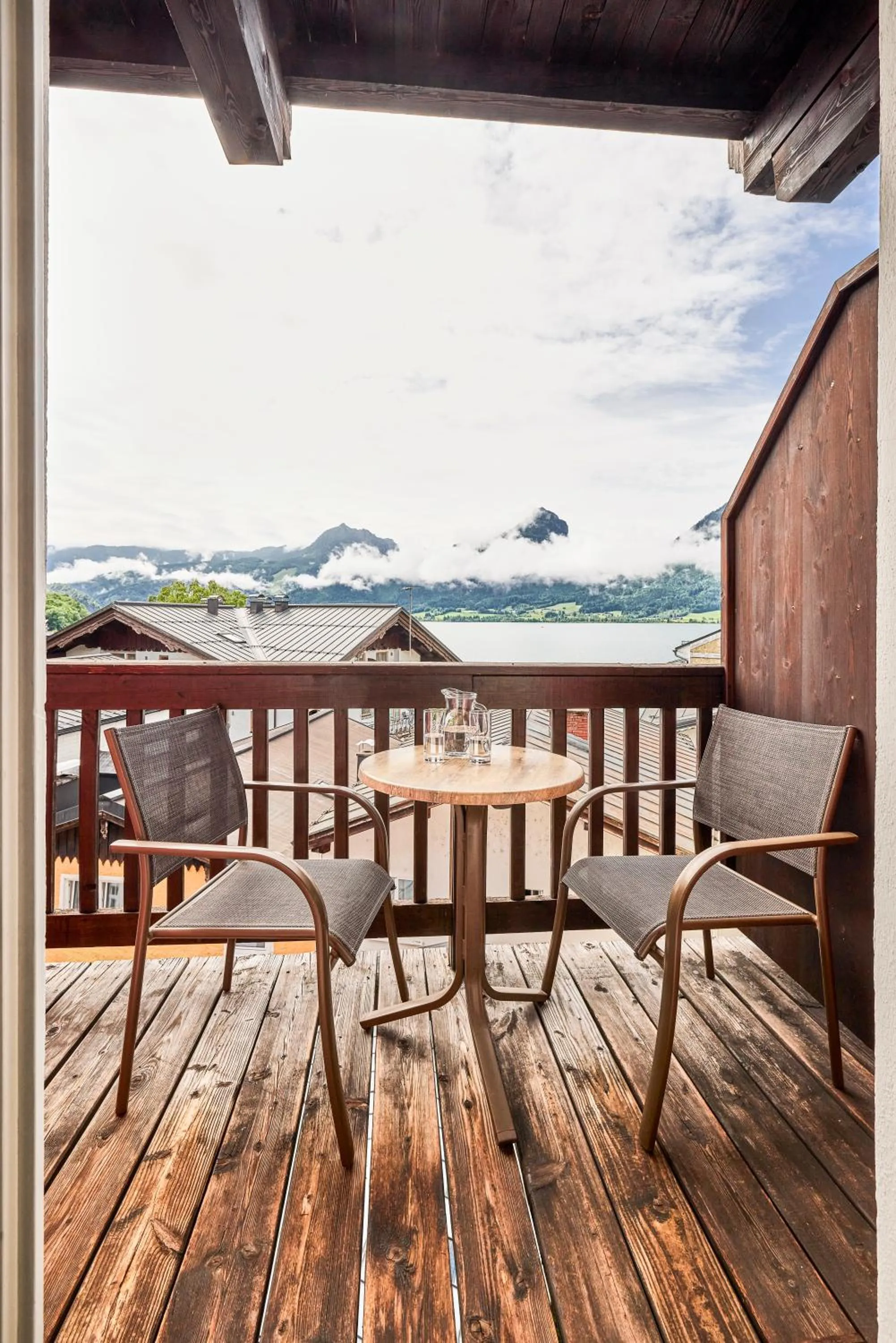 Balcony/Terrace in Romantik Hotel Im Weissen Rössl am Wolfgangsee