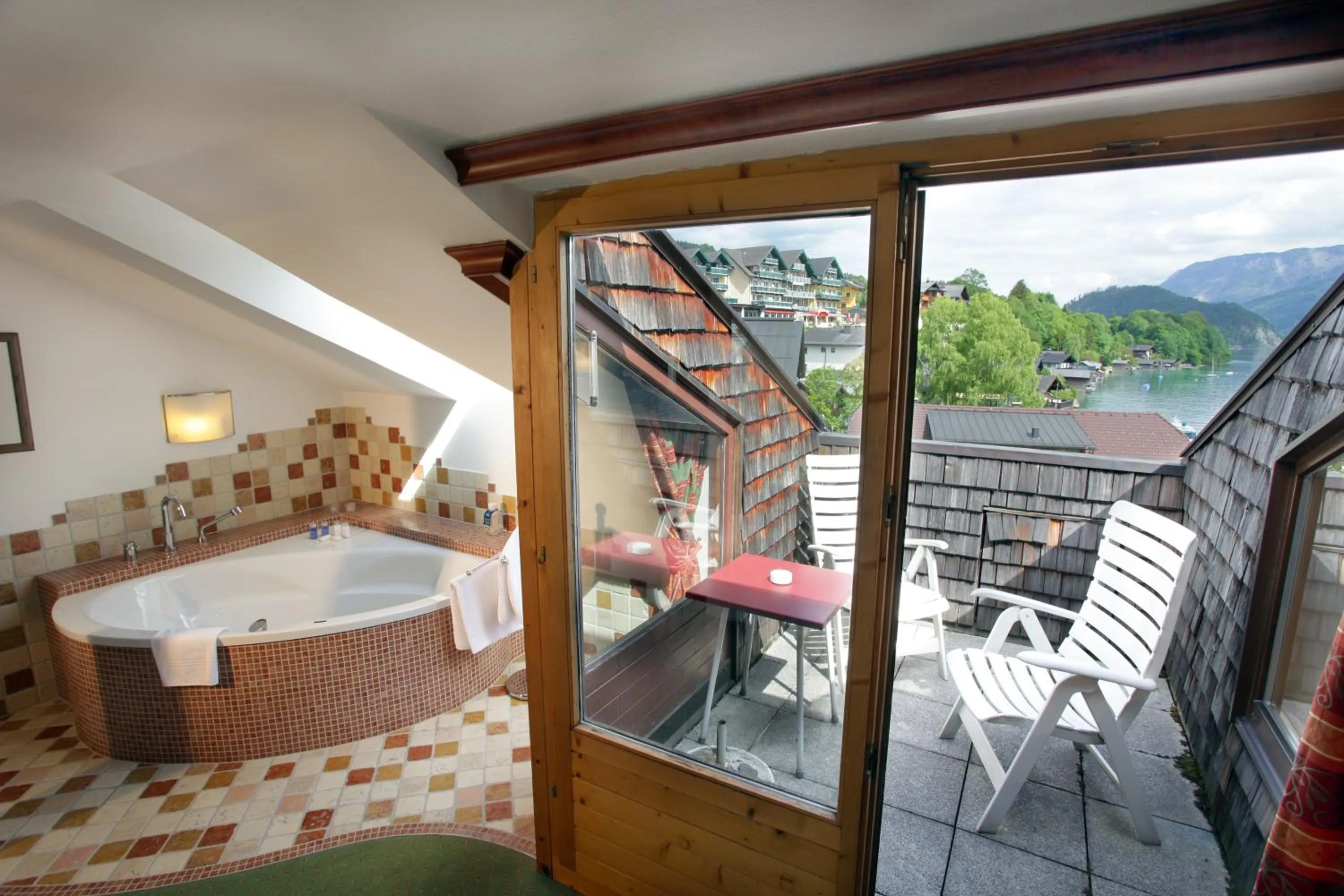 View (from property/room) in Romantik Hotel Im Weissen Rössl am Wolfgangsee