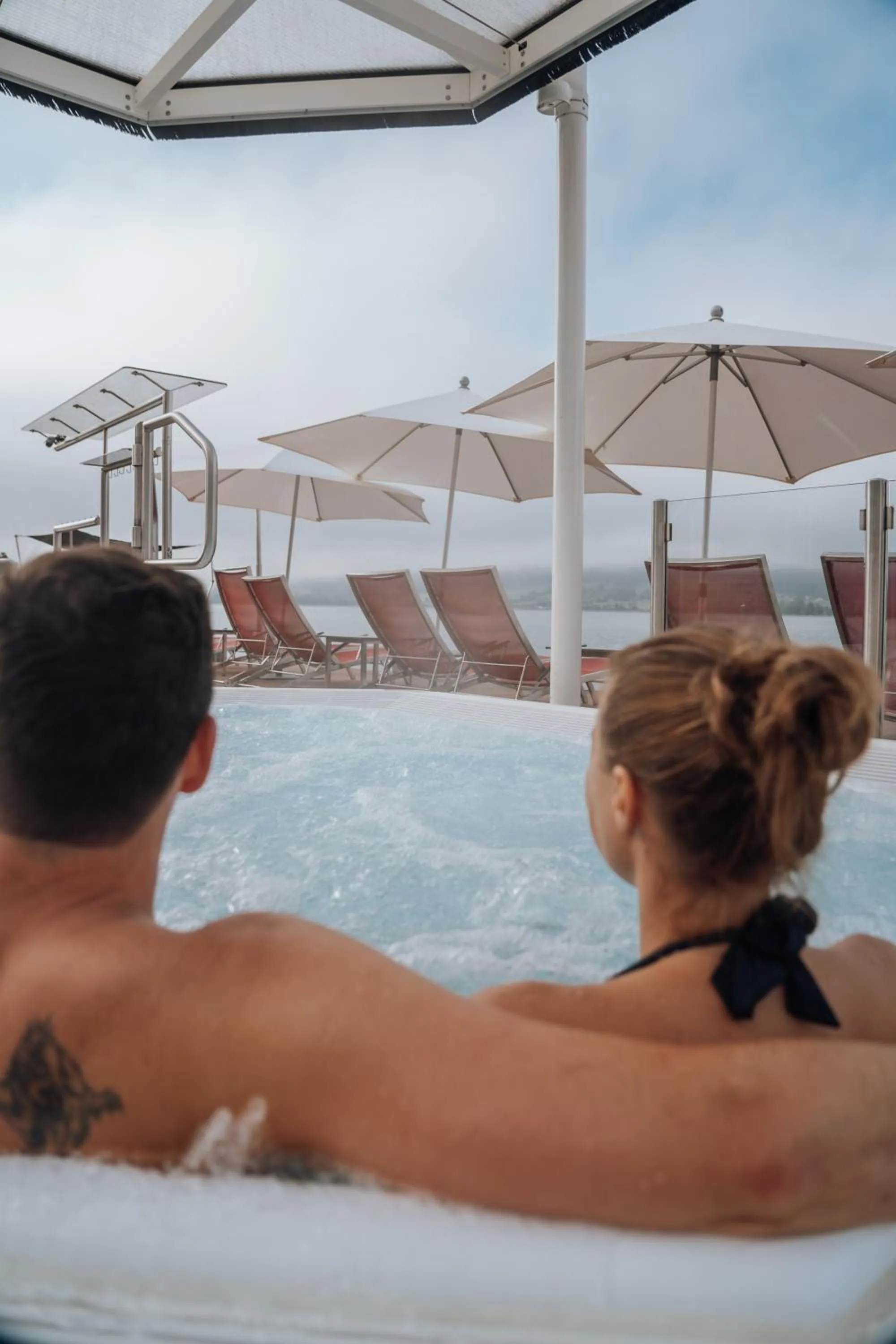 Hot Tub in Romantik Hotel Im Weissen Rössl am Wolfgangsee