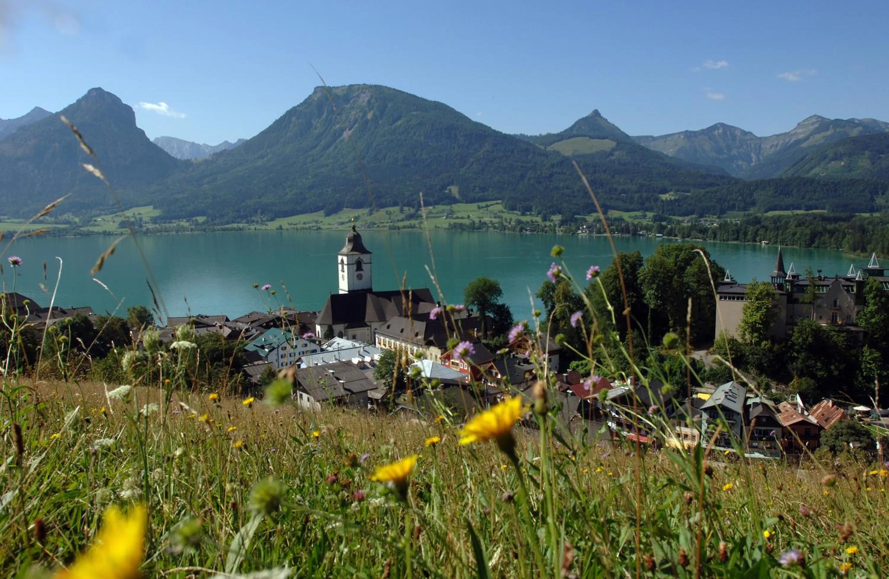 Landmark view in Romantik Hotel Im Weissen Rössl am Wolfgangsee