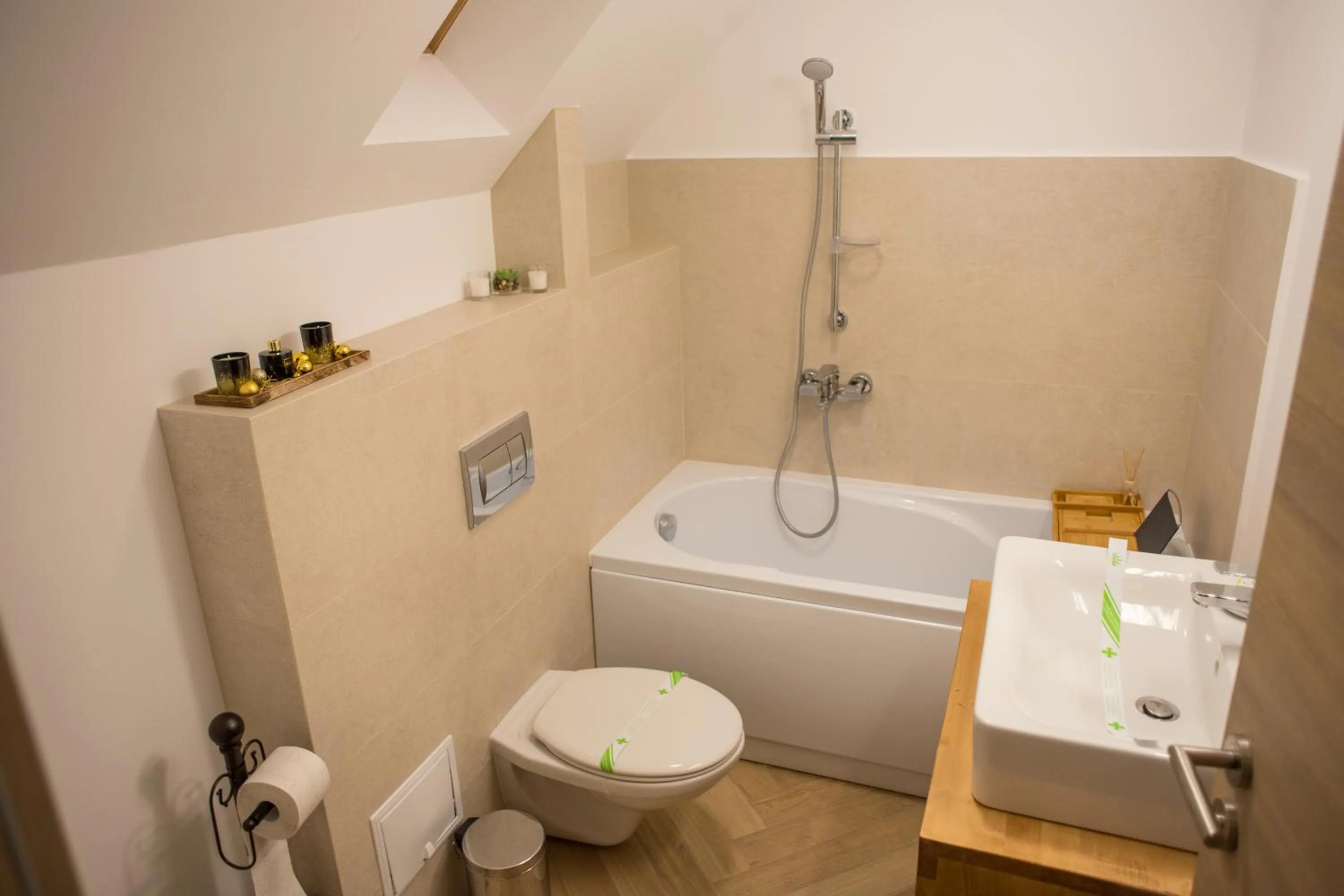 Shower in Boga Rooms