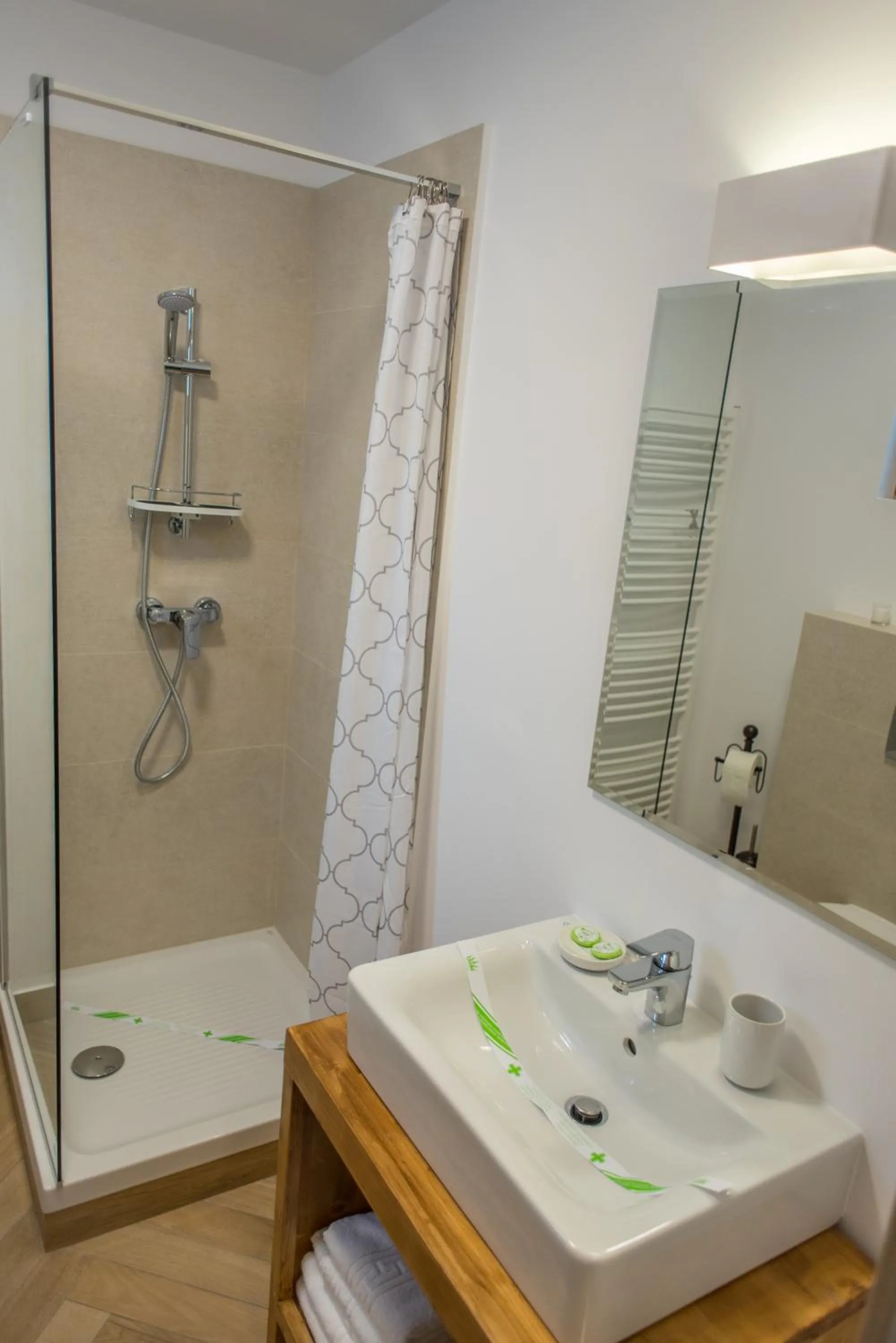 Shower in Boga Rooms