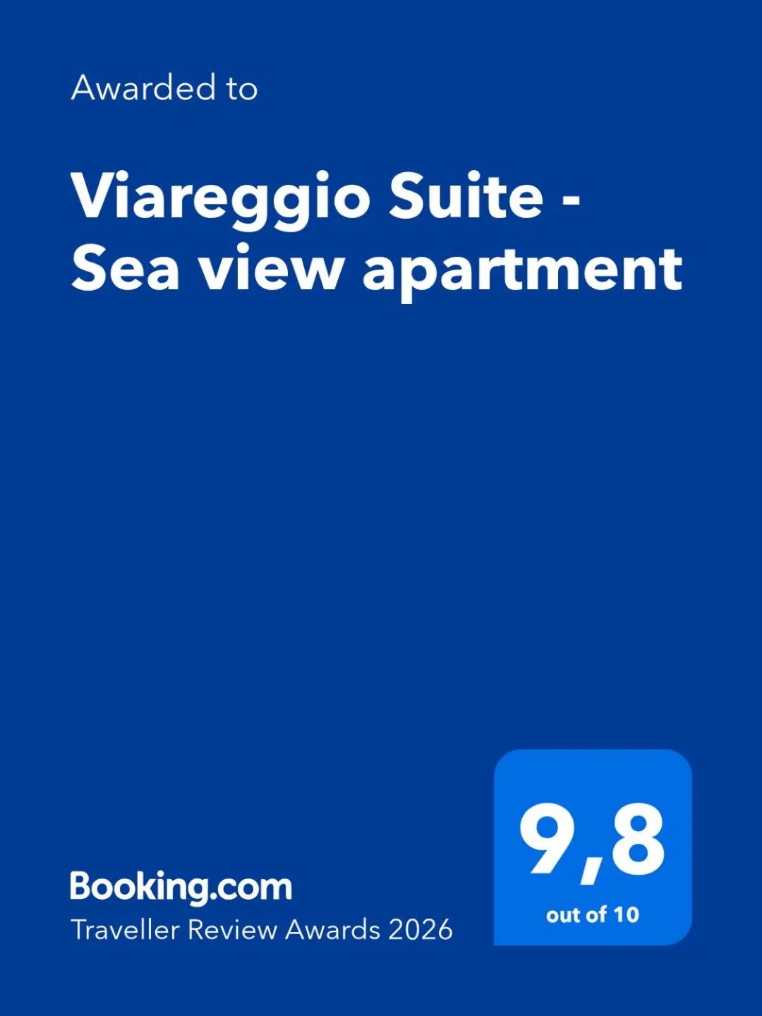 Viareggio Suite - Sea view apartment
