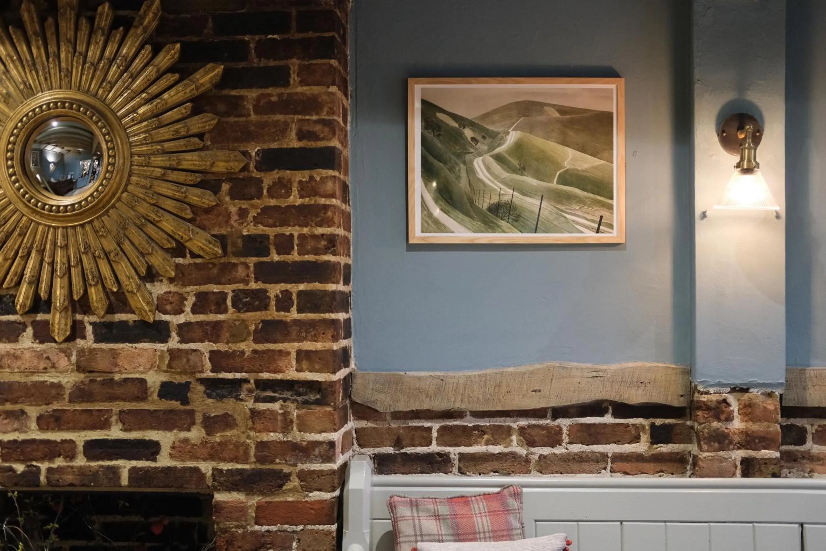 Dining area in The Crown Inn Dial Post