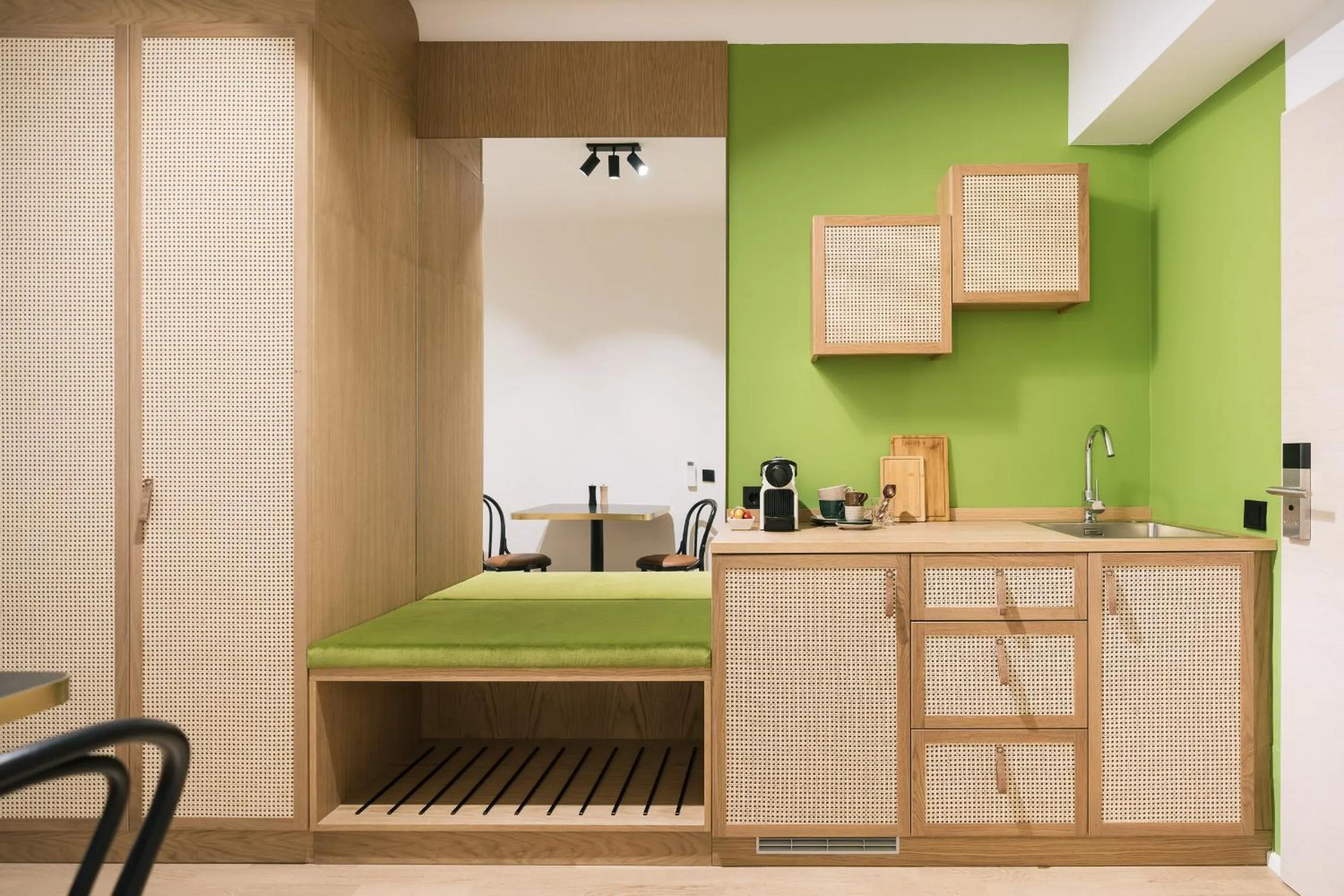 Kitchen or kitchenette in Bio-Hotel Schani Wienblick