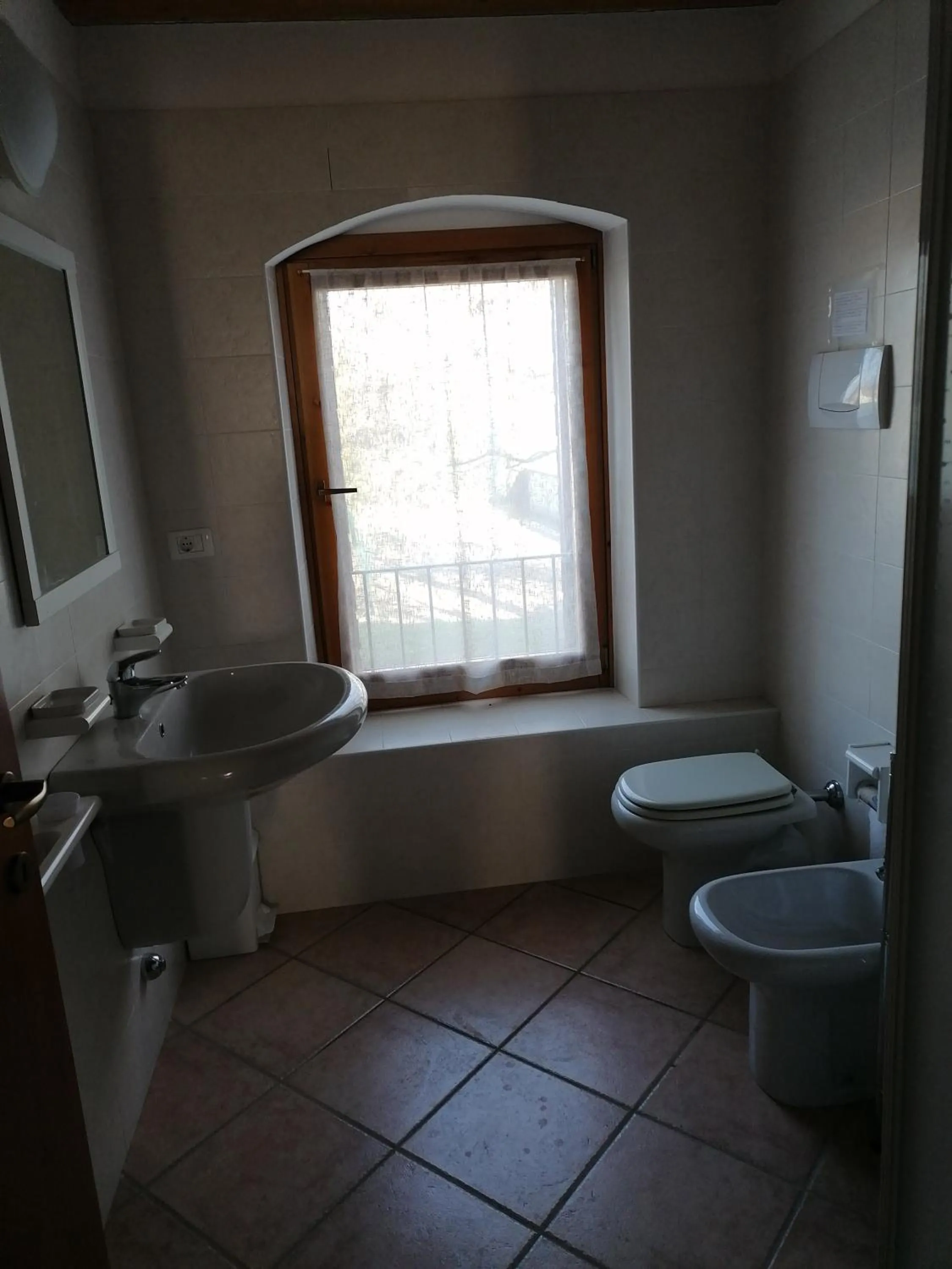 Bathroom in AGRITURISMO COLOMBARE TEBOI