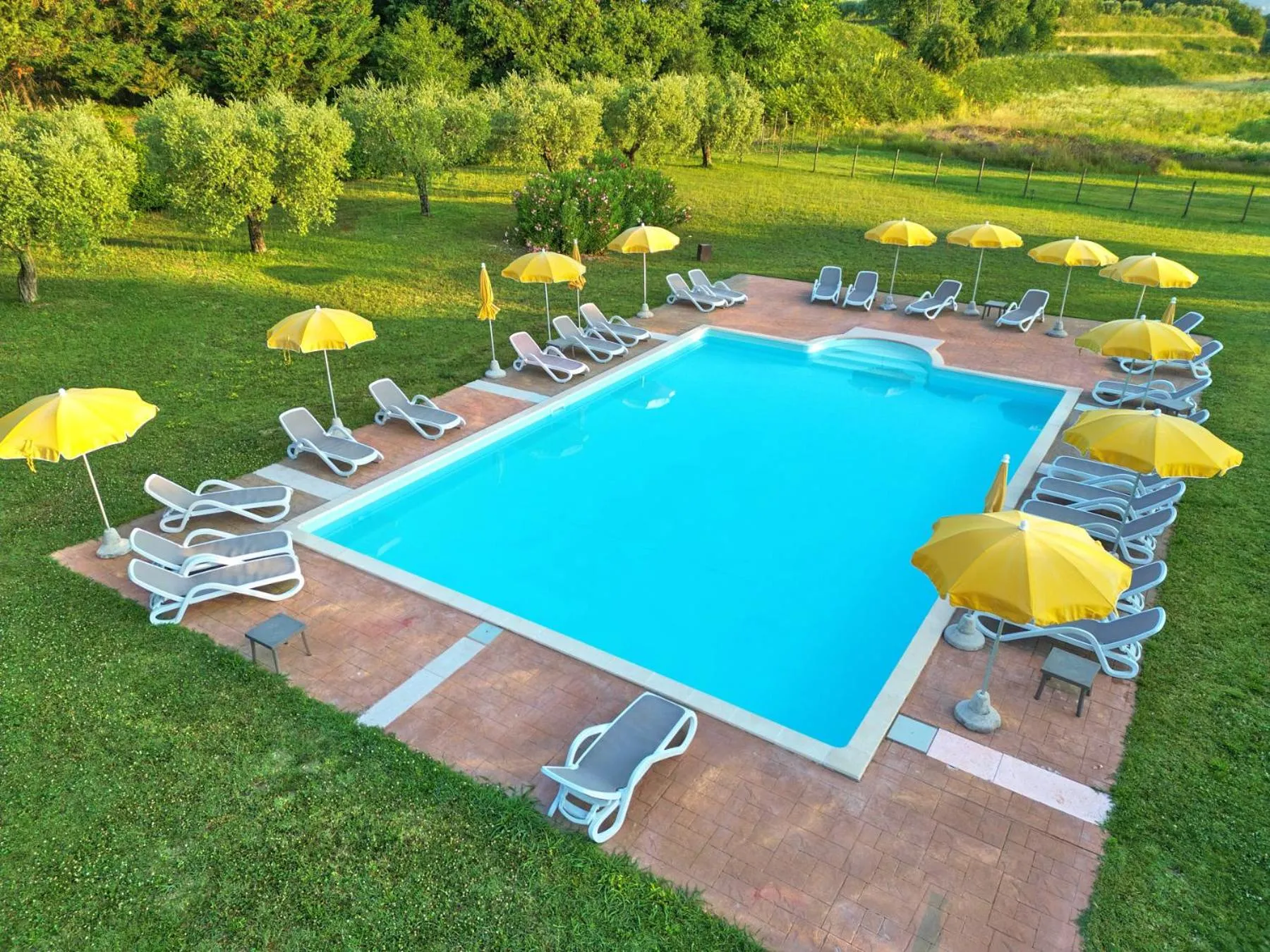 Swimming pool in AGRITURISMO COLOMBARE TEBOI