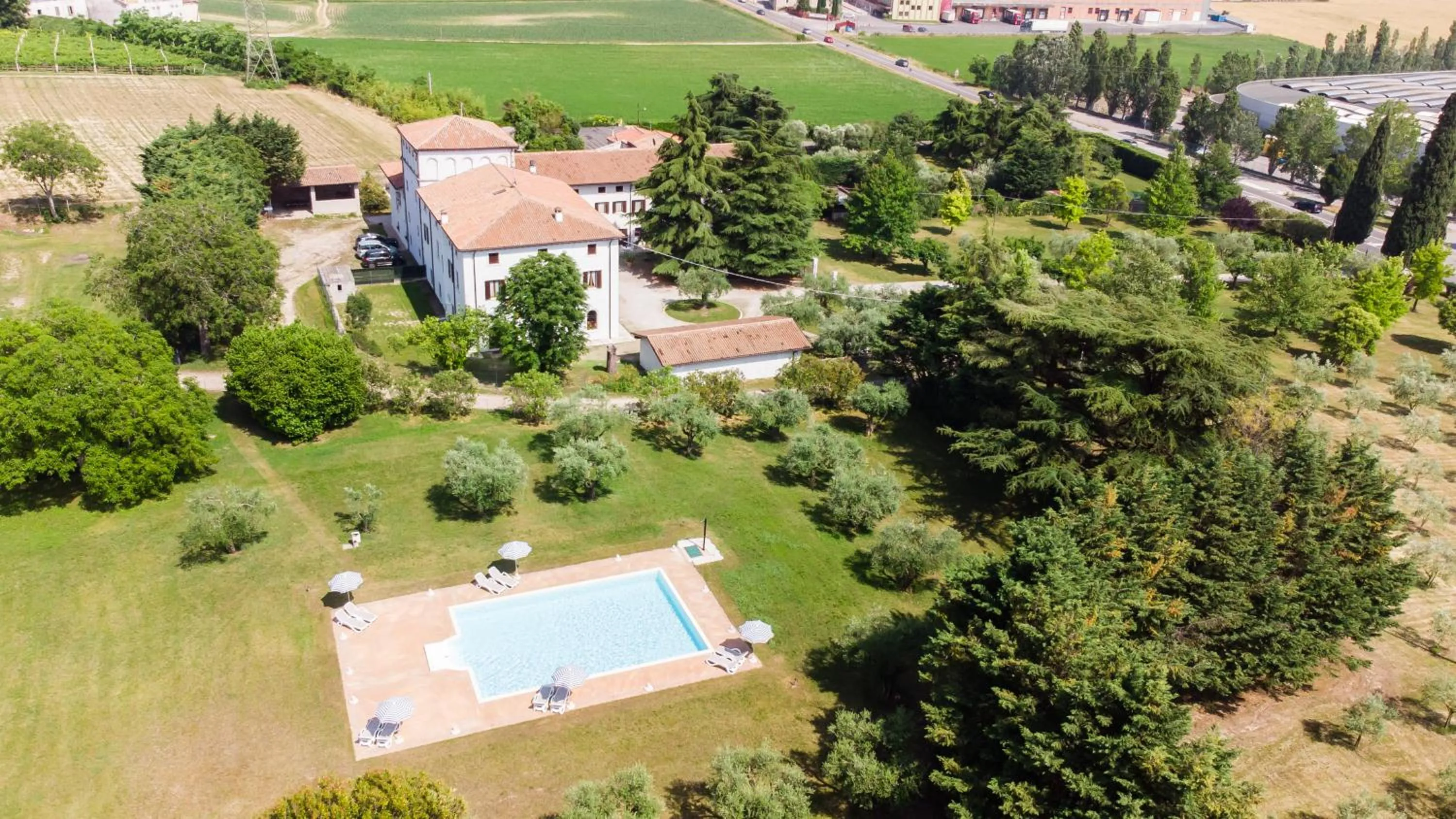 Bird's eye view in AGRITURISMO COLOMBARE TEBOI