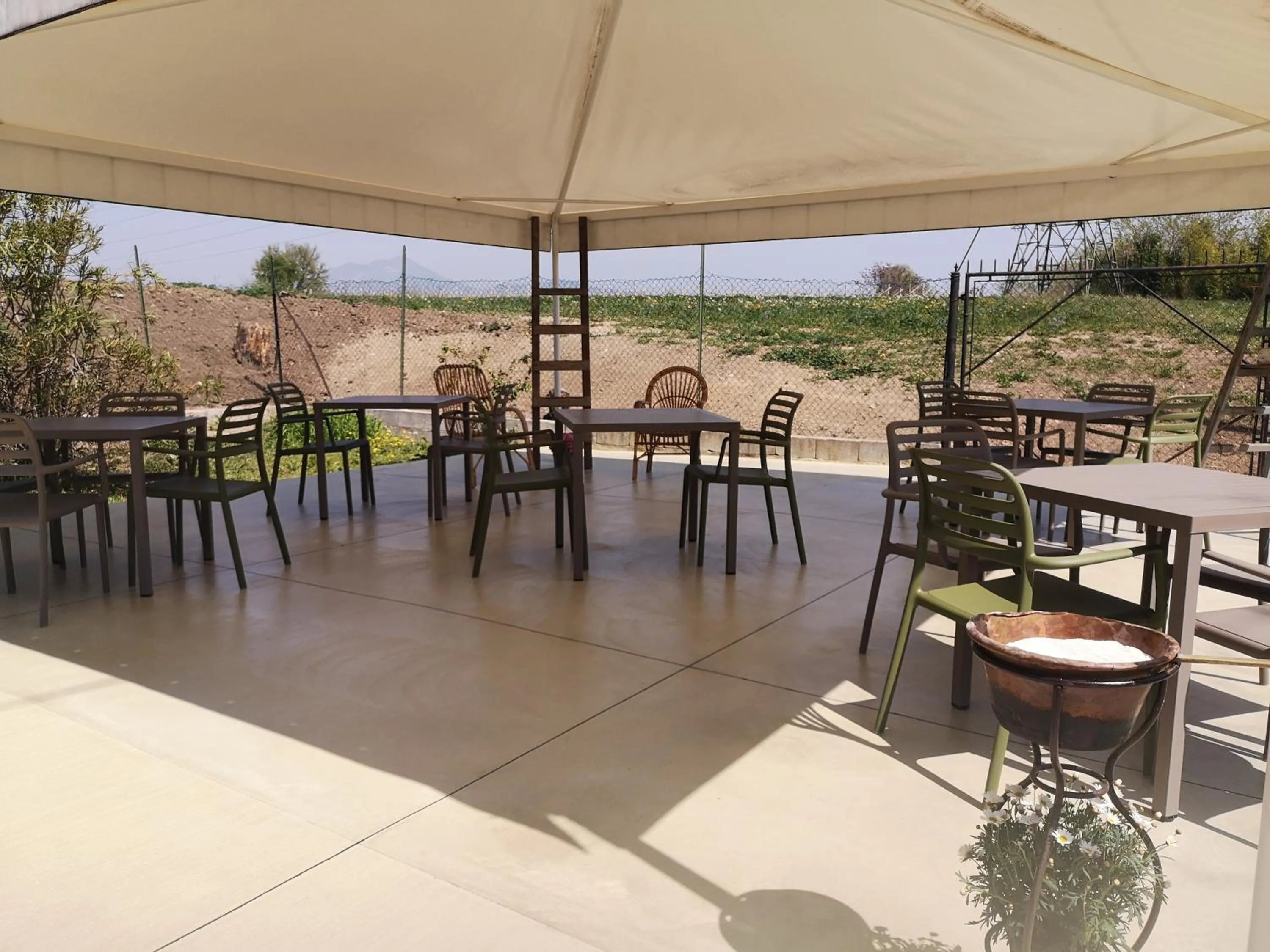 Patio in AGRITURISMO COLOMBARE TEBOI