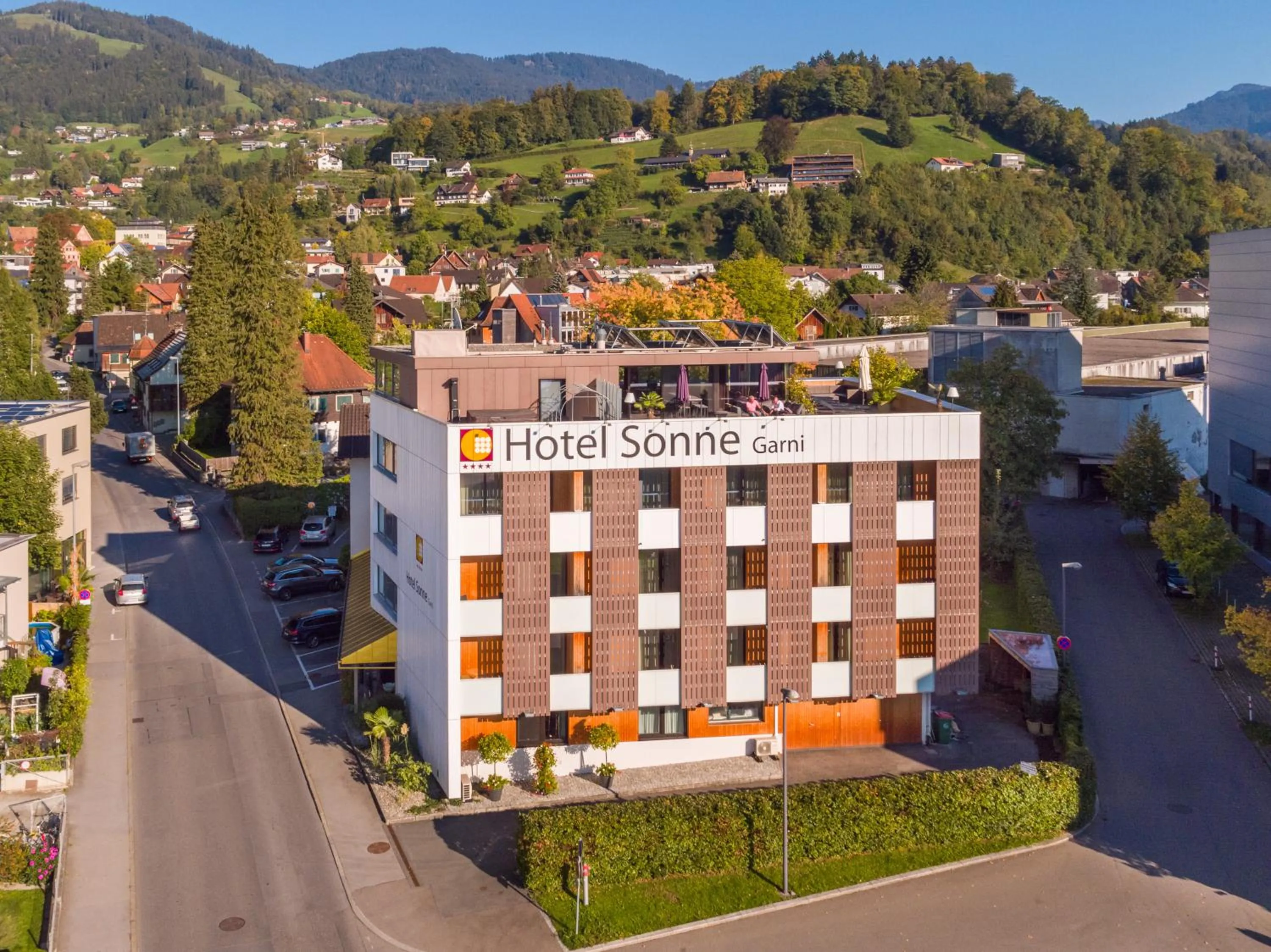 Street view in Sonne 1806 - Hotel am Campus Dornbirn