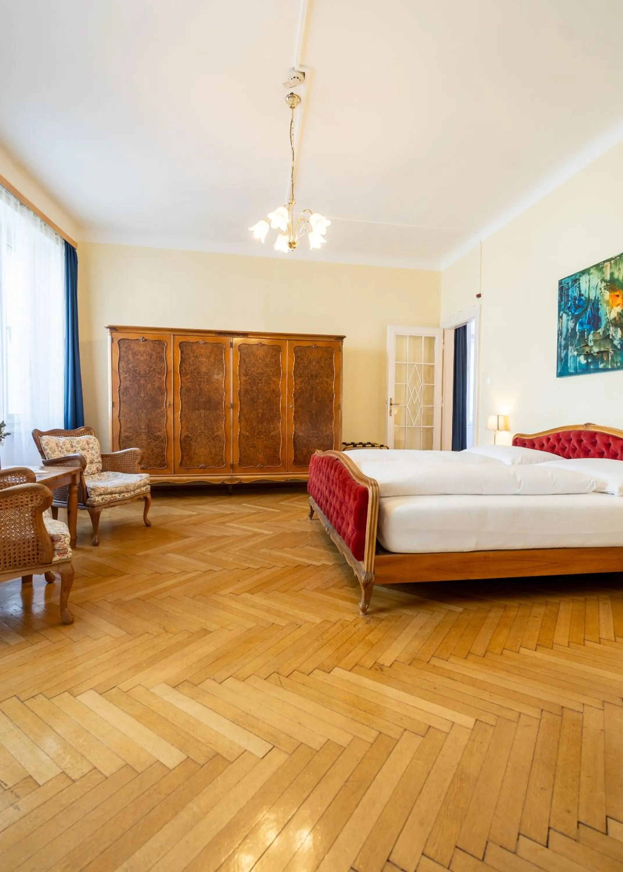 Bed in Hotel Mariahilf