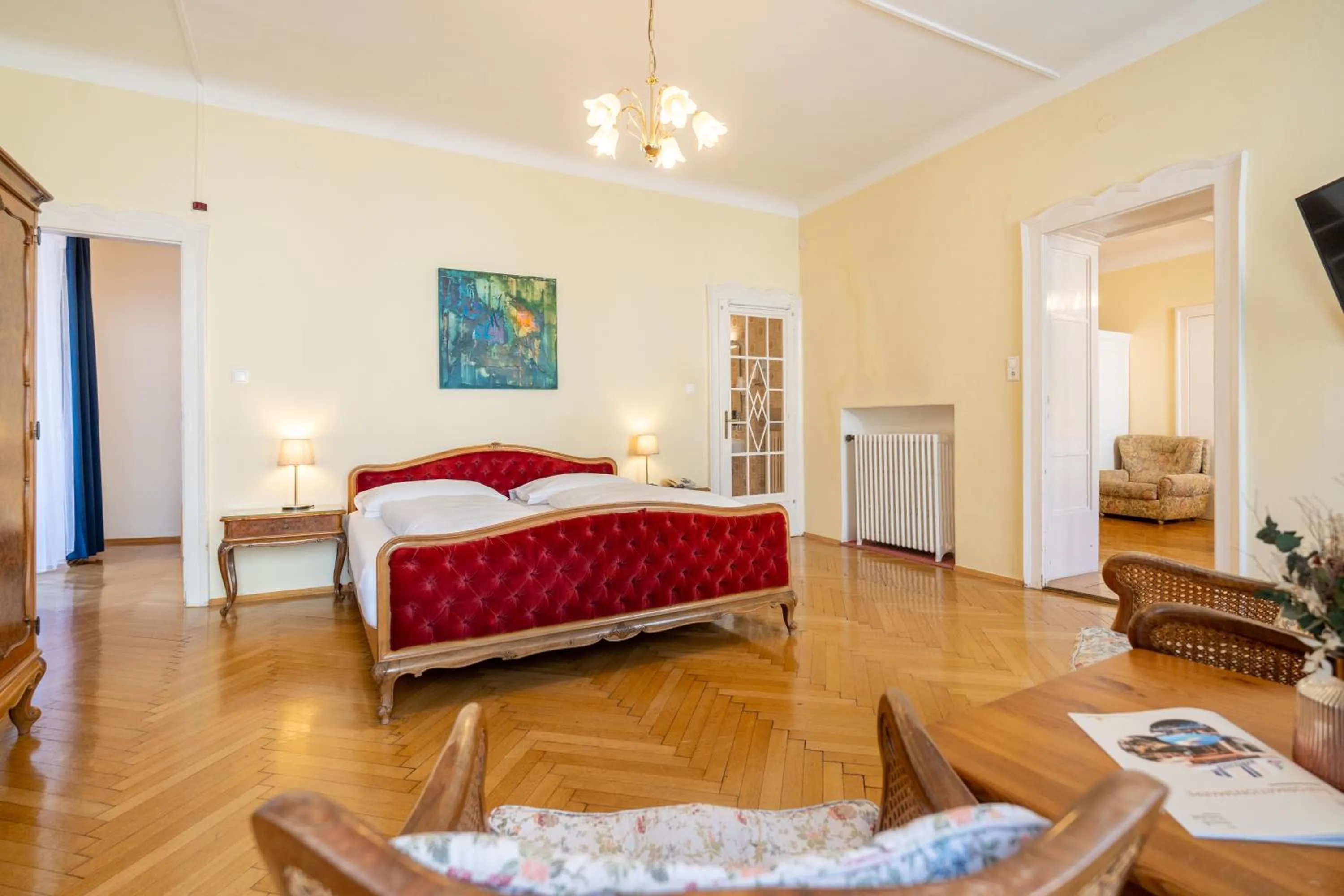 Bed in Hotel Mariahilf