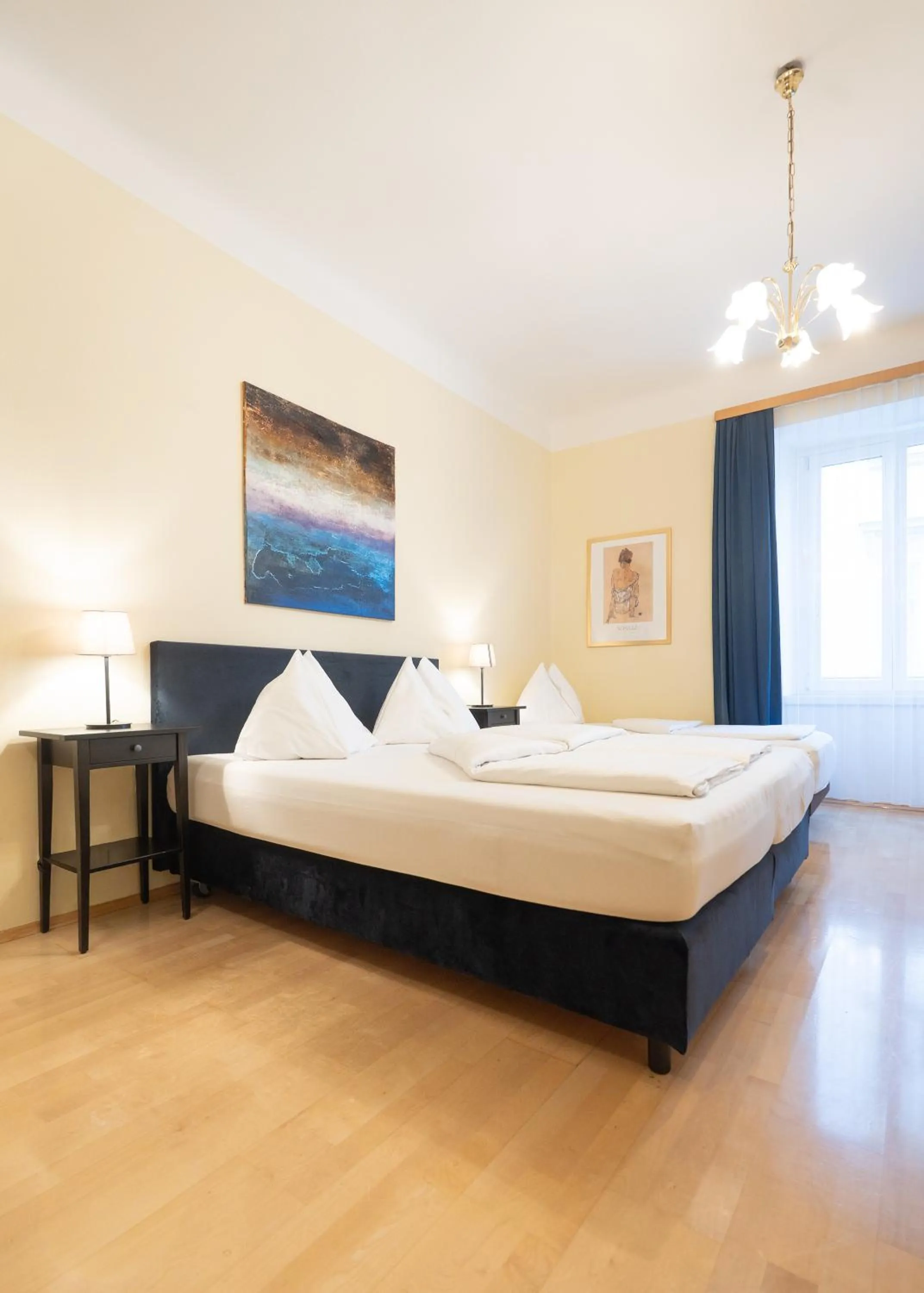 Bed in Hotel Mariahilf