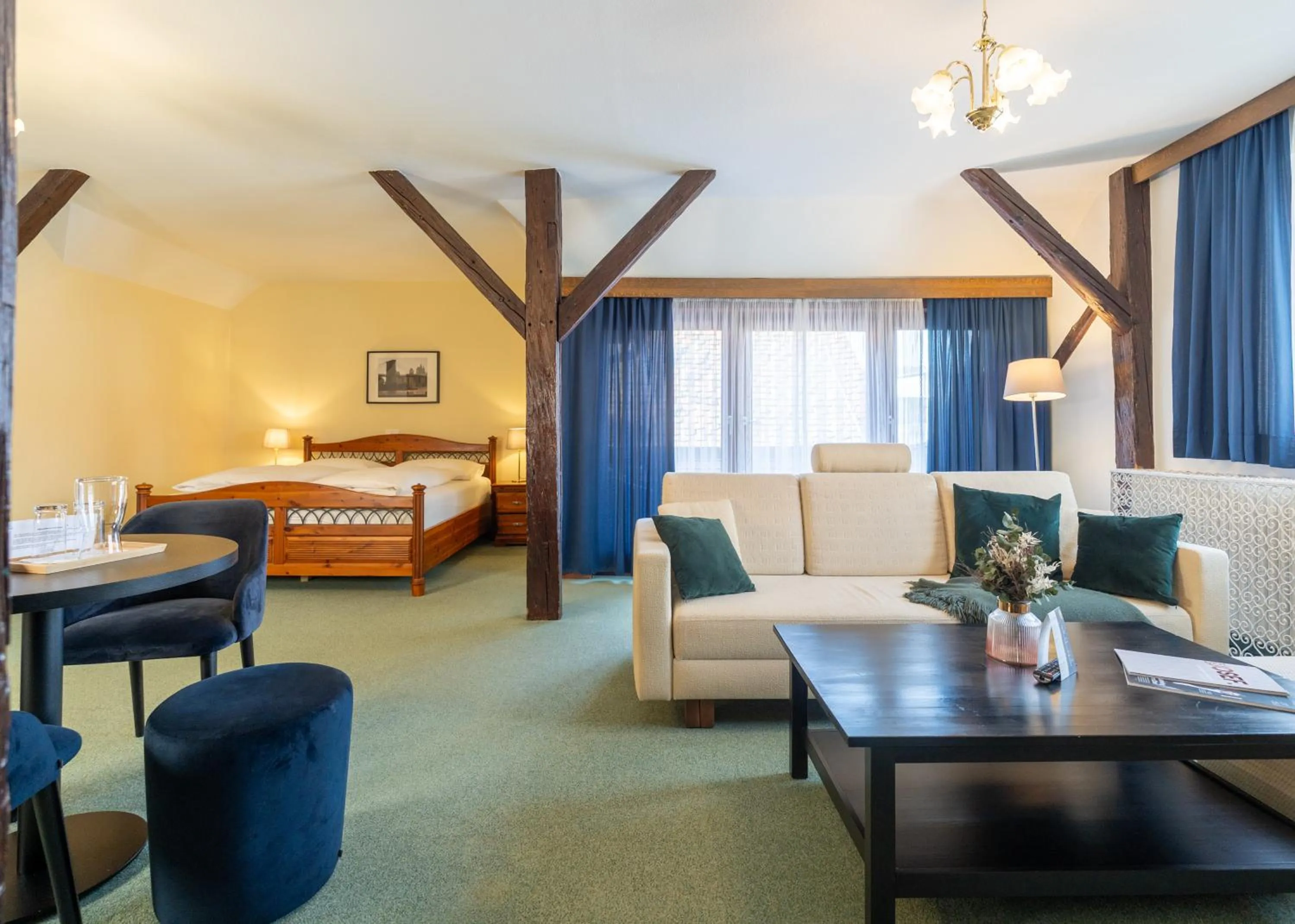 Bed in Hotel Mariahilf