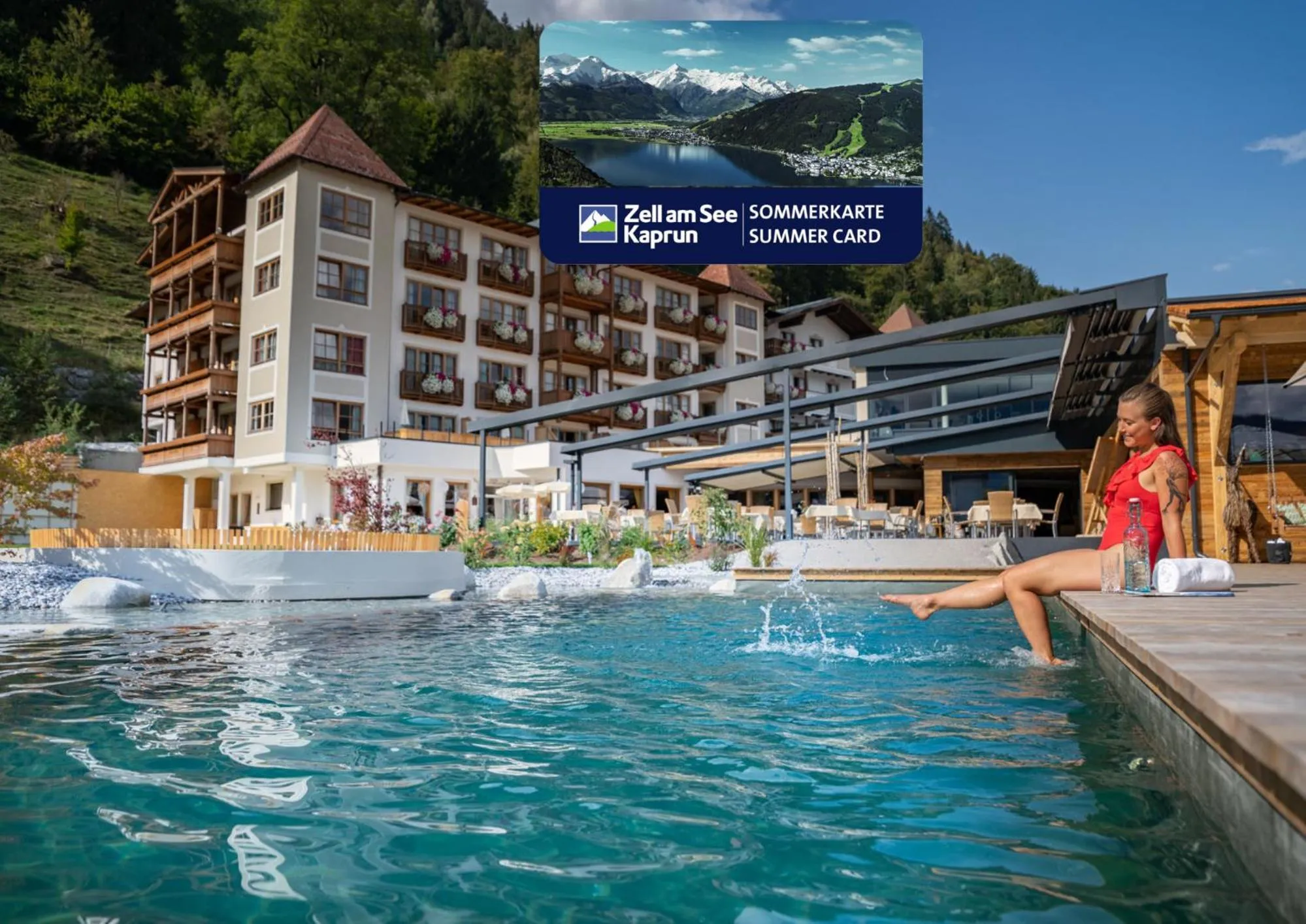 Swimming pool in Superior Sport und Familienresort Alpenblick