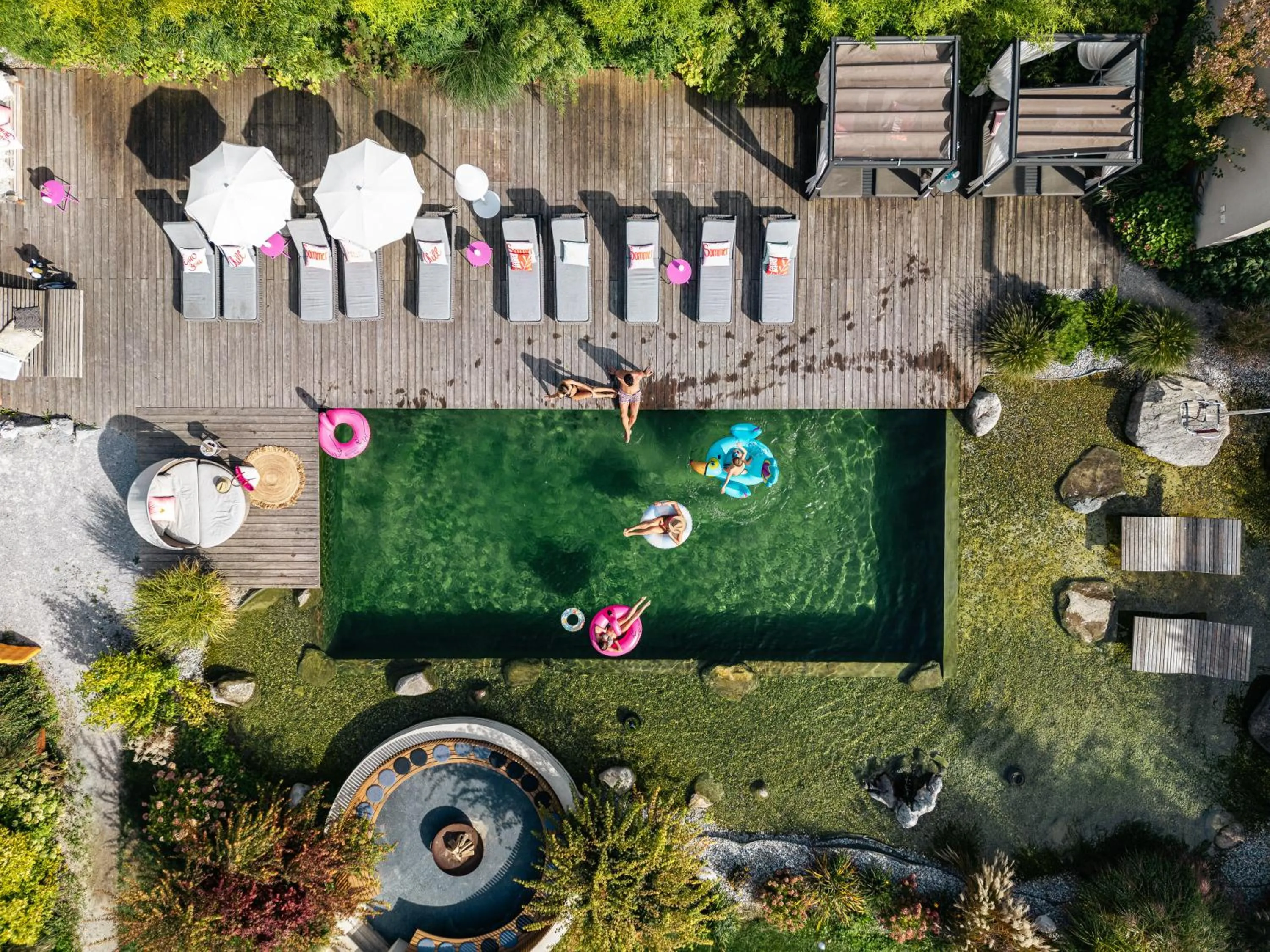 Swimming pool in Superior Sport und Familienresort Alpenblick