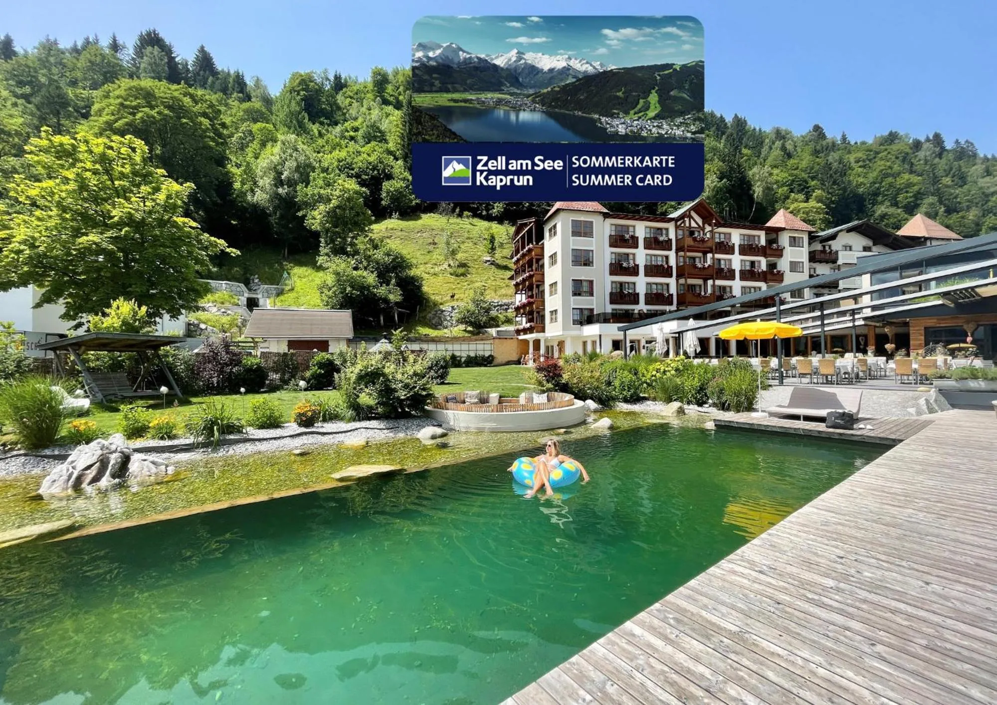 Swimming pool in Superior Sport und Familienresort Alpenblick
