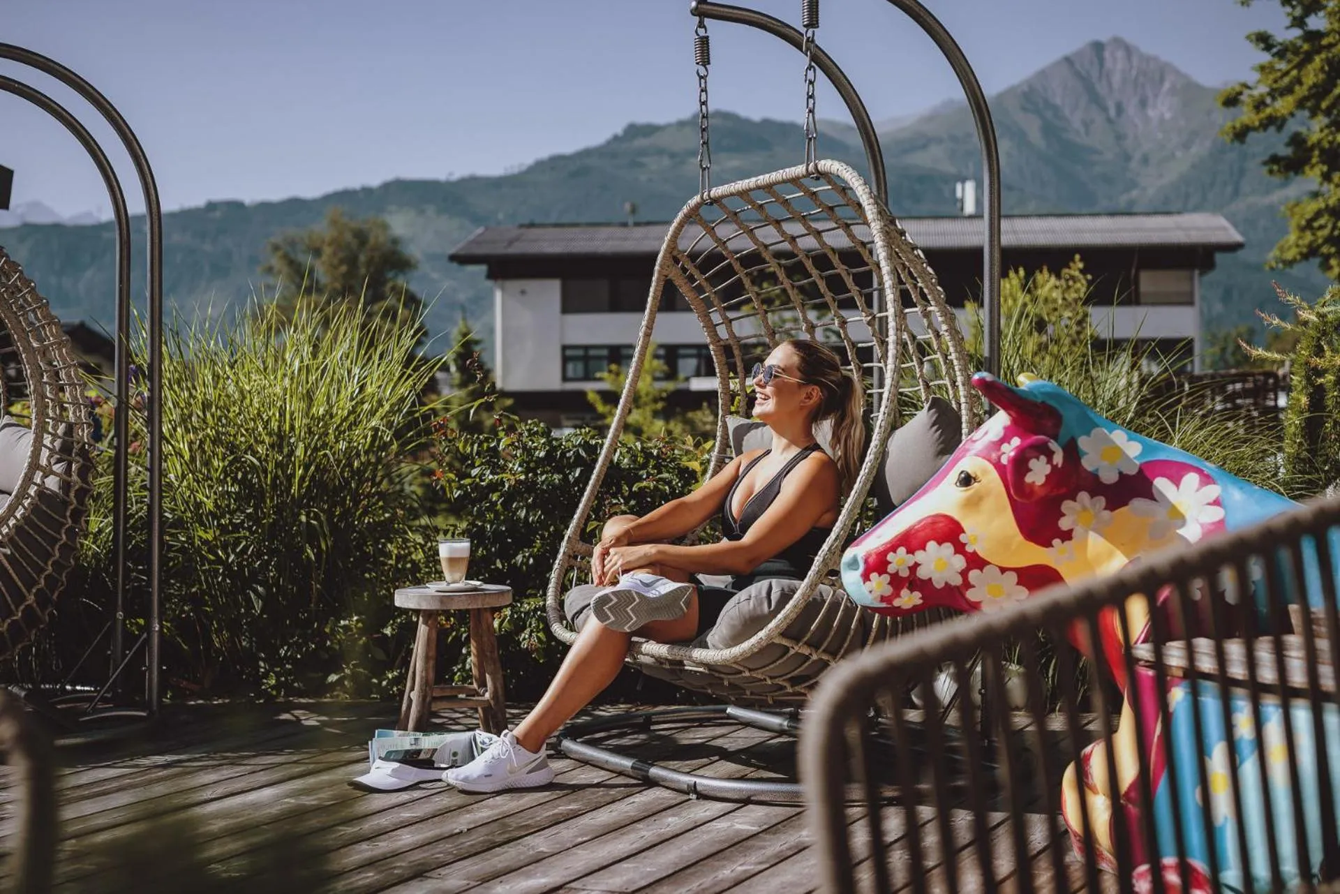 Balcony/Terrace in Superior Sport und Familienresort Alpenblick