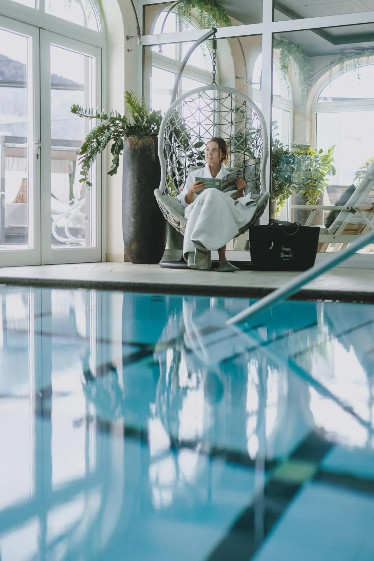 Swimming pool in Superior Sport und Familienresort Alpenblick