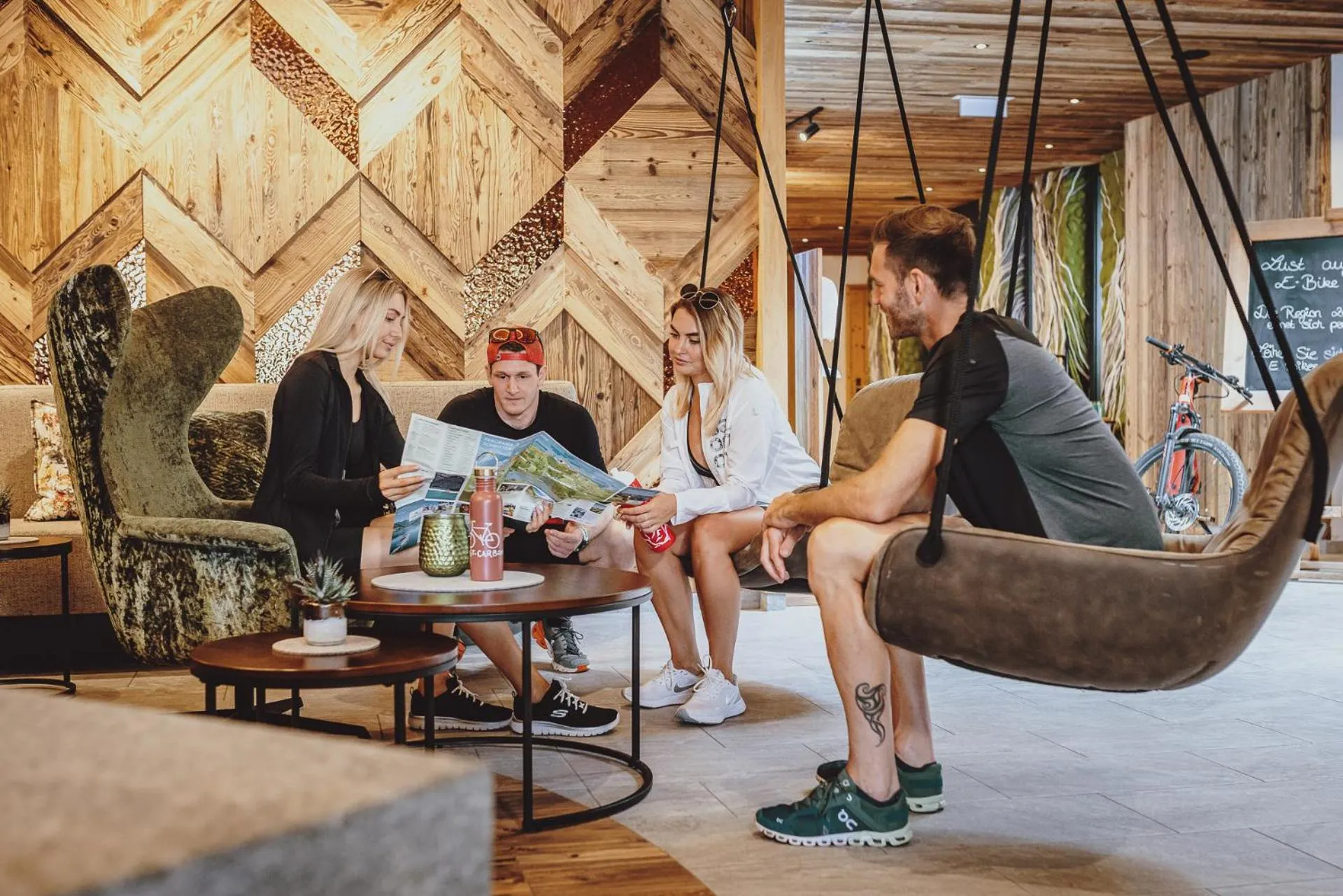 Lobby or reception in Superior Sport und Familienresort Alpenblick