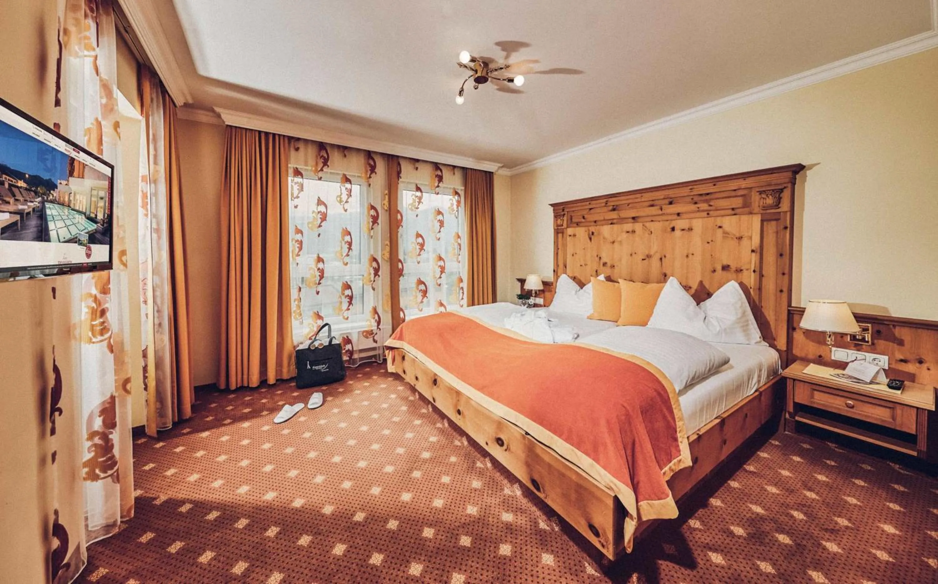 Bed in Superior Sport und Familienresort Alpenblick