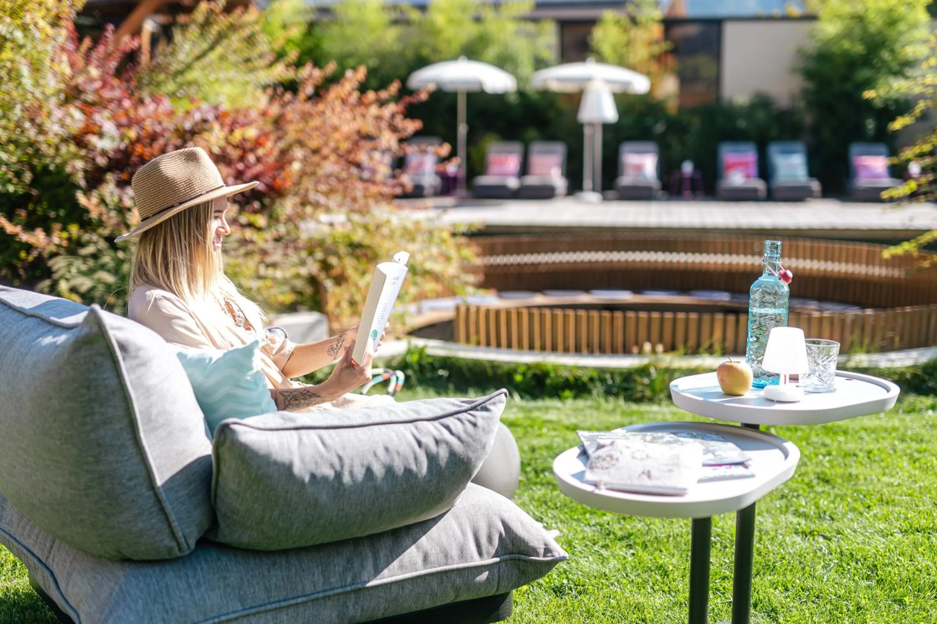 Swimming pool in Superior Sport und Familienresort Alpenblick