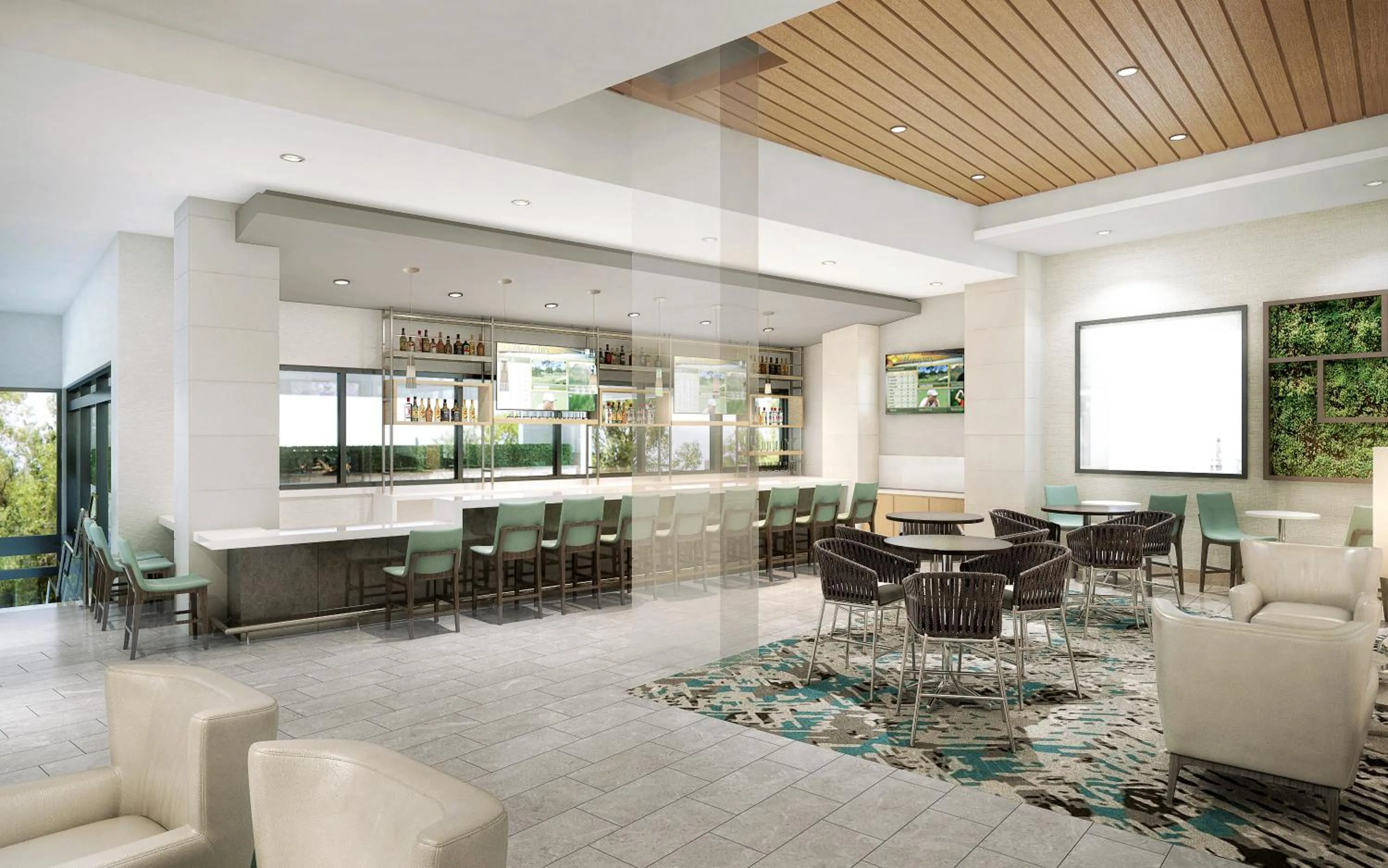 Lounge or bar in Hyatt House Atlanta Perimeter Center