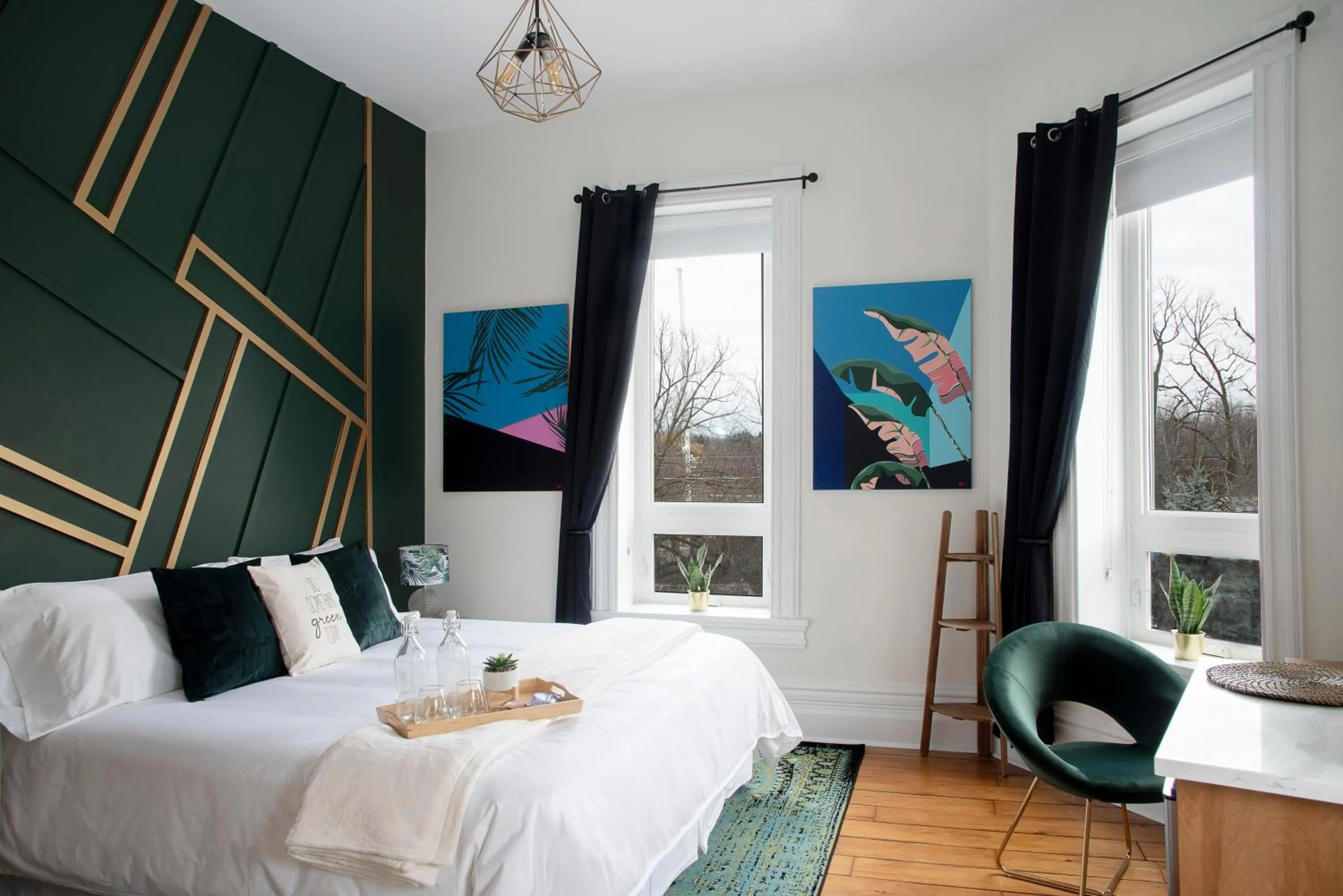 Bed in The Juniper Inn