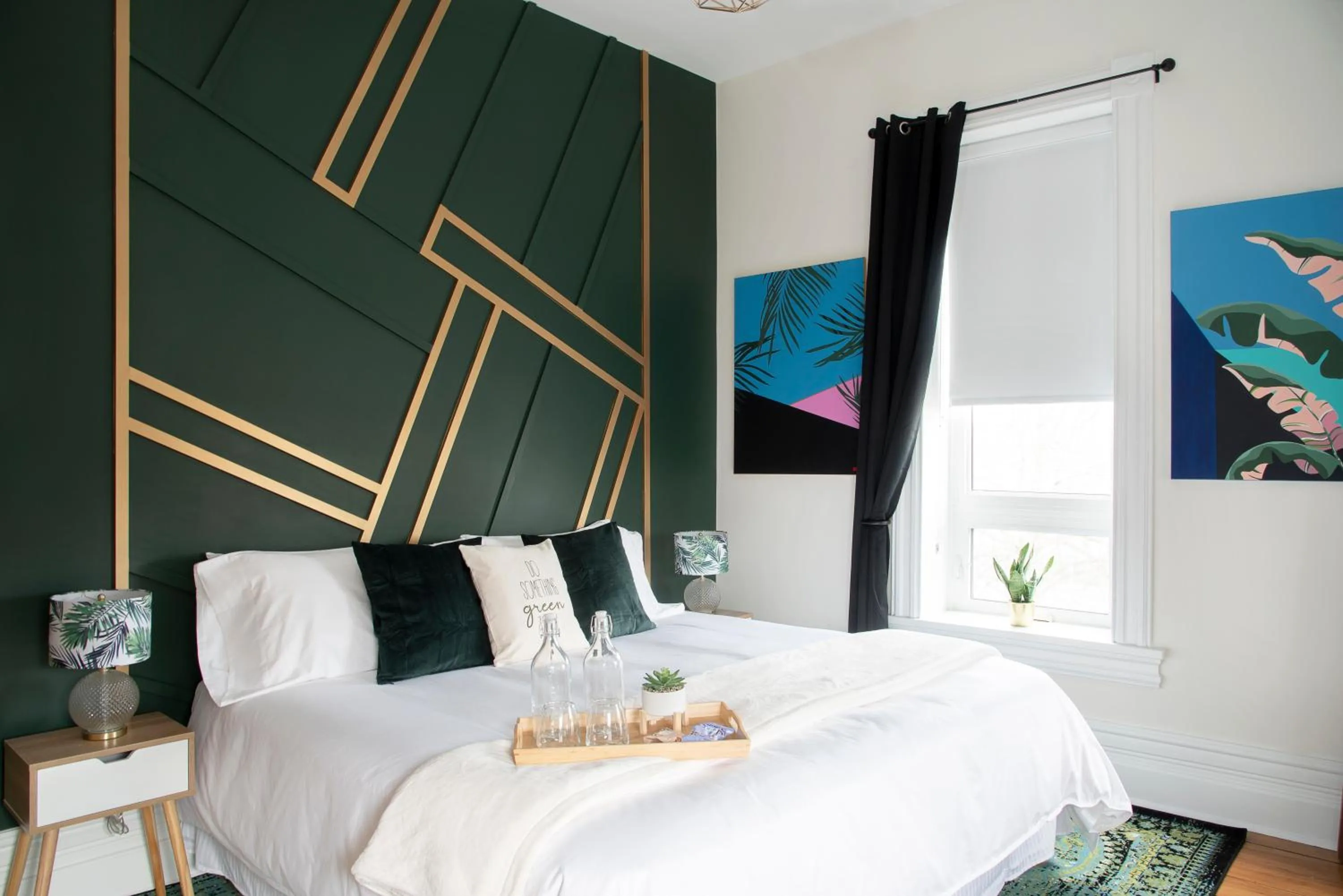 Bed in The Juniper Inn