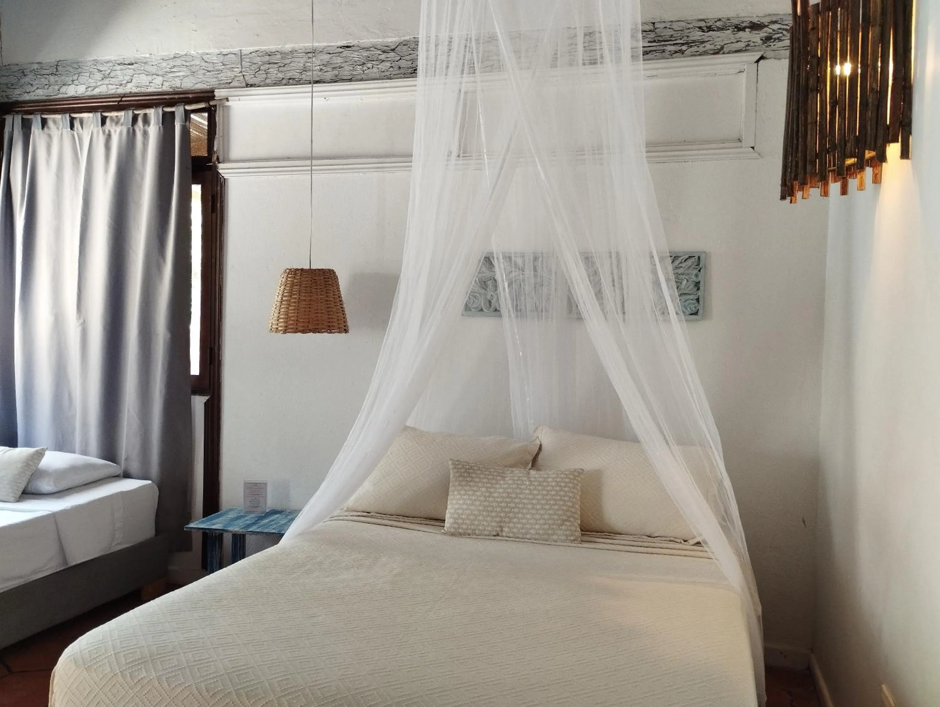 Bedroom, Bed in Rosario EcoHotel - Islas del Rosario