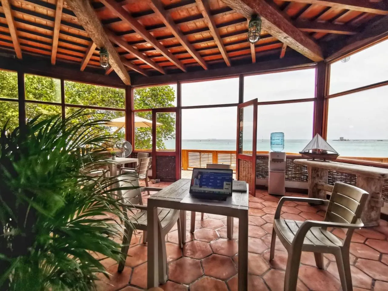 Living room in Rosario EcoHotel - Islas del Rosario