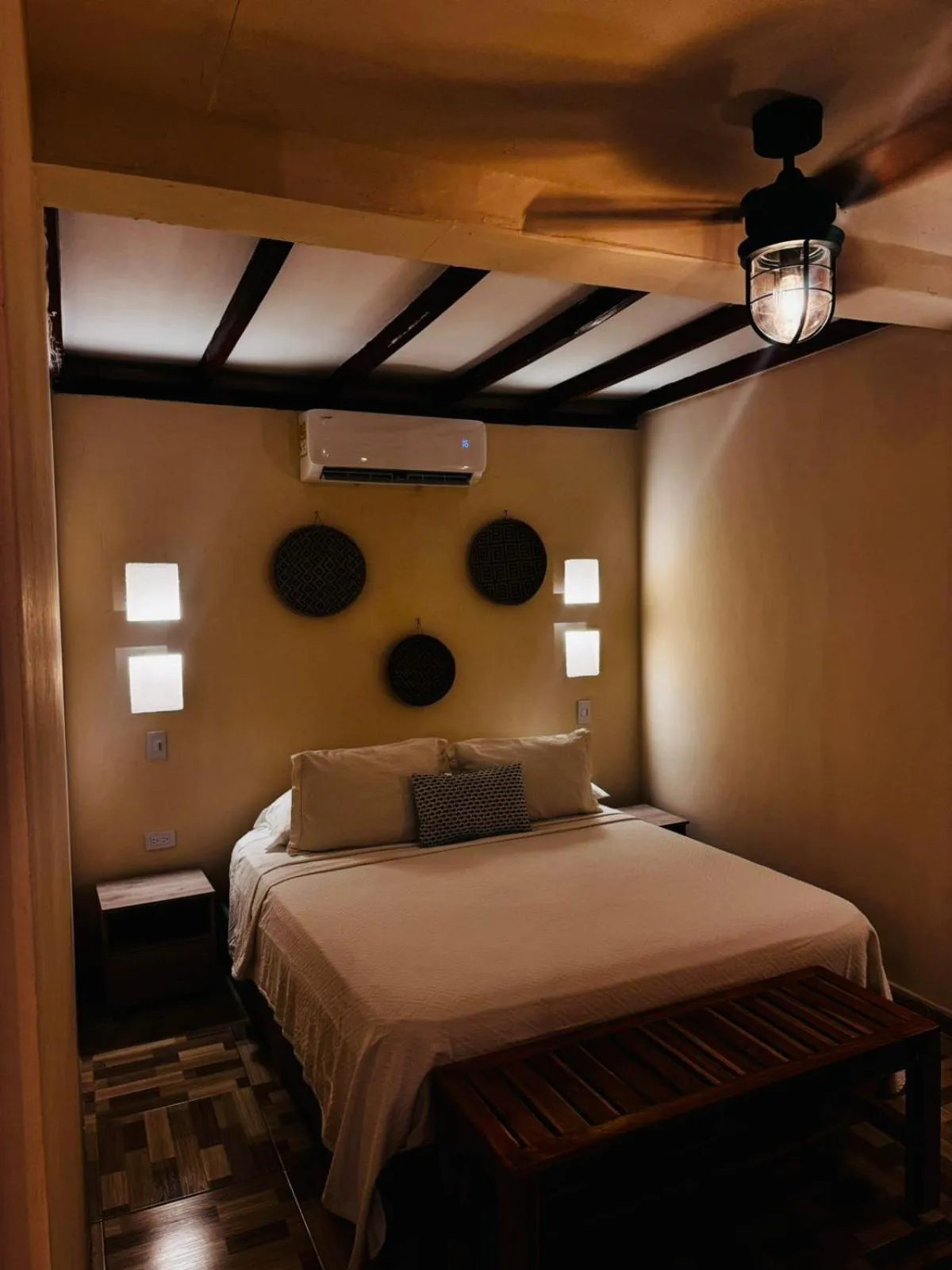 Bed in Rosario EcoHotel - Islas del Rosario