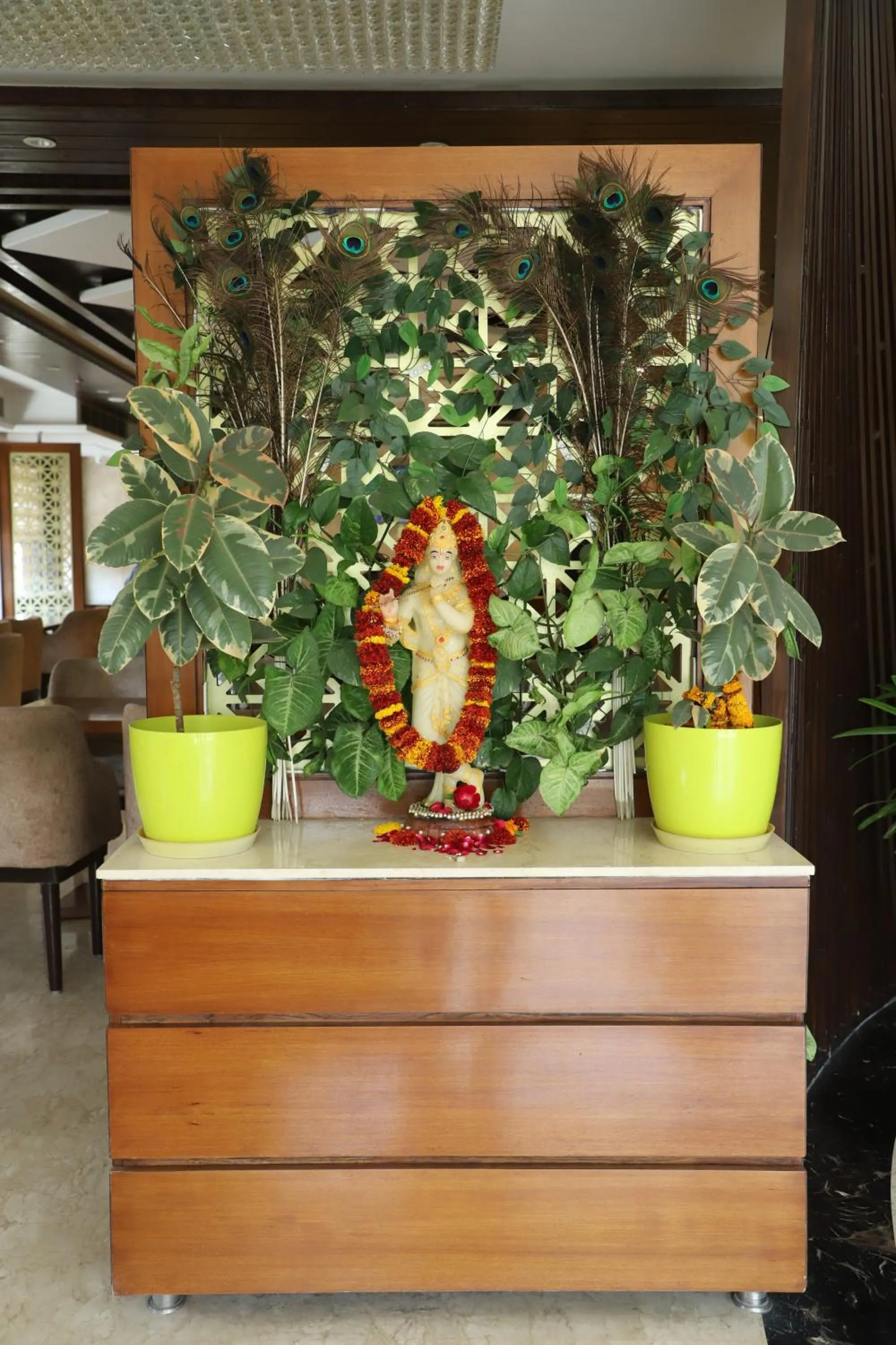 Decorative detail in Hotel DVIJ INN