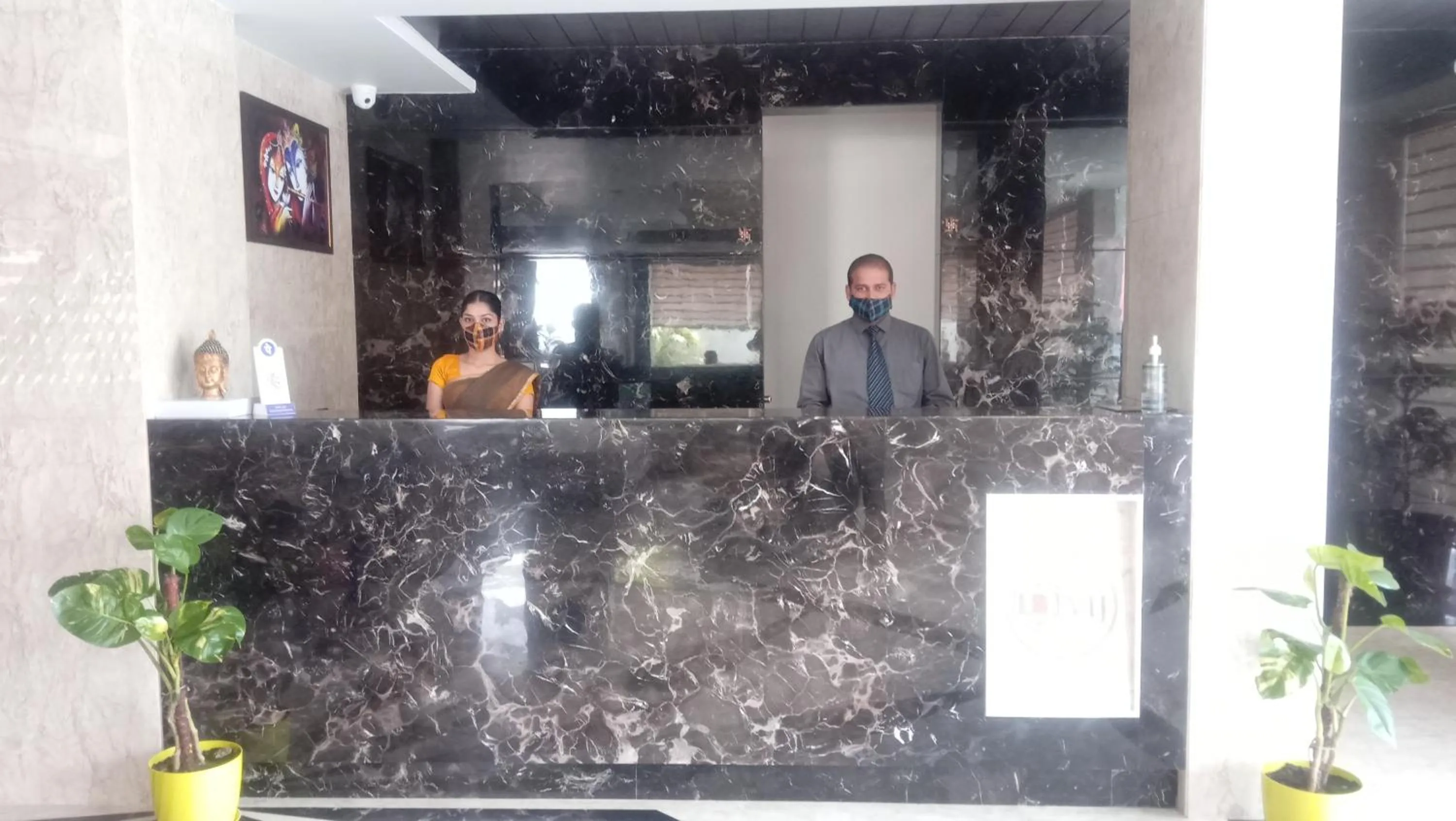 Lobby or reception in Hotel DVIJ INN