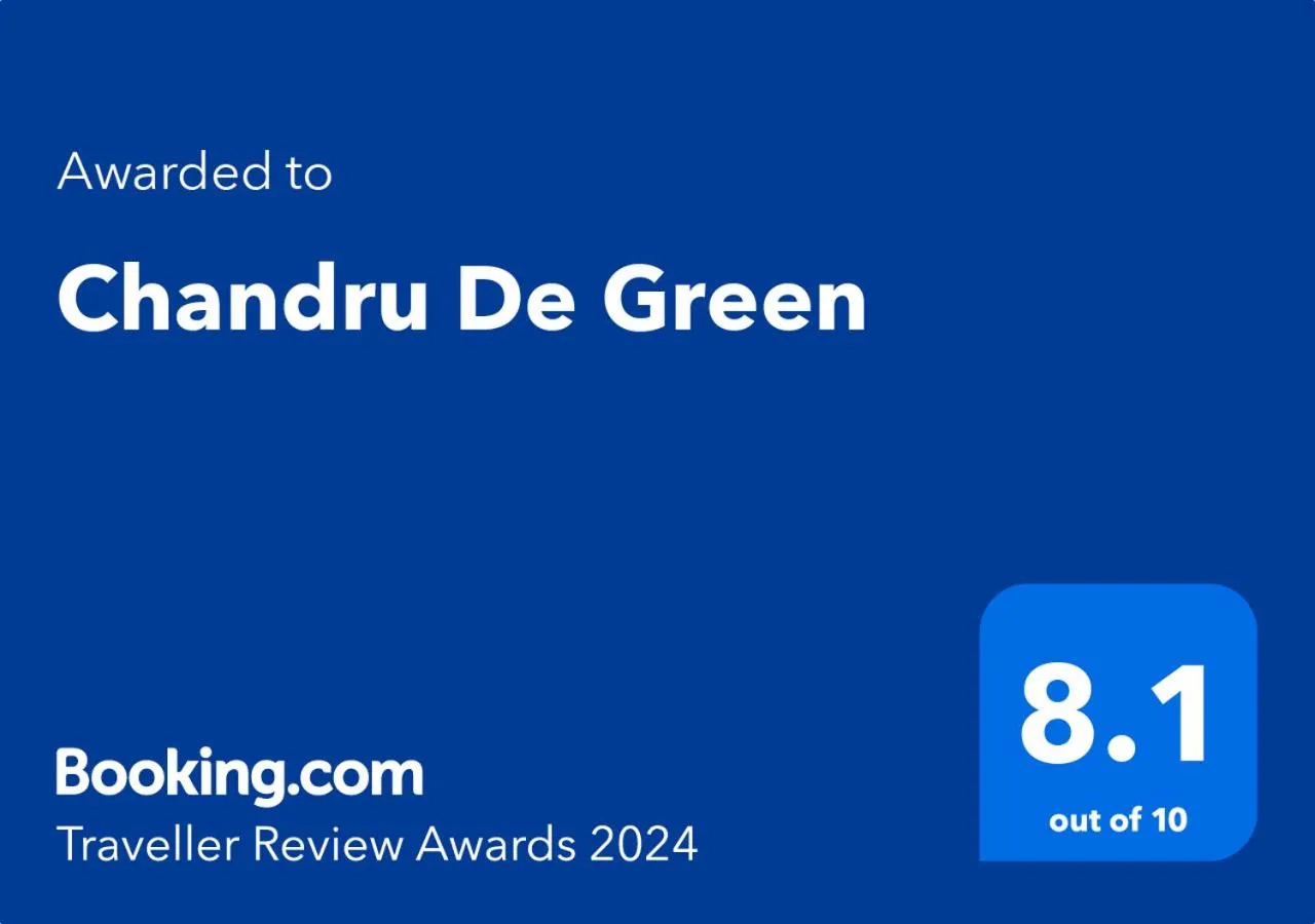 Certificate/Award in Chandru De Green