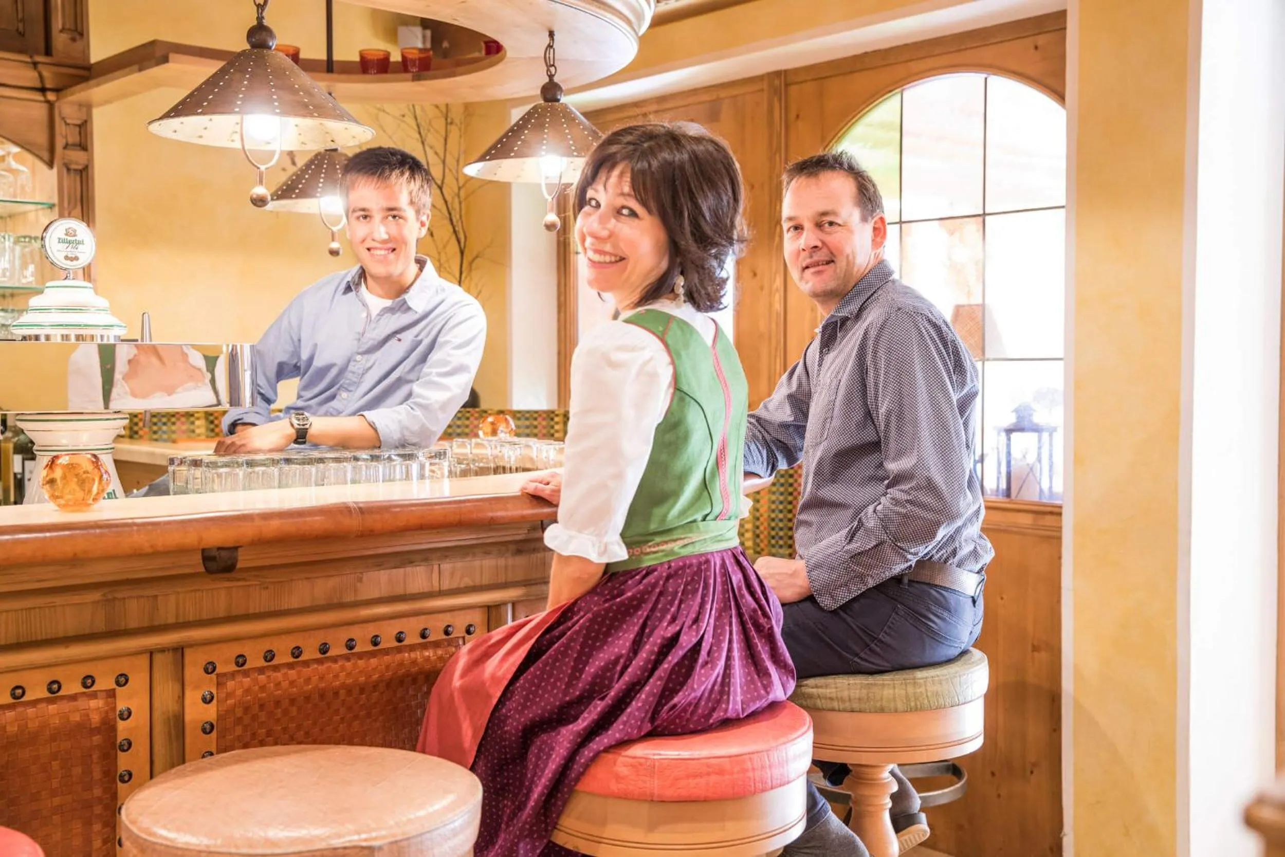 Family in Hotel Pension Sonnleiten