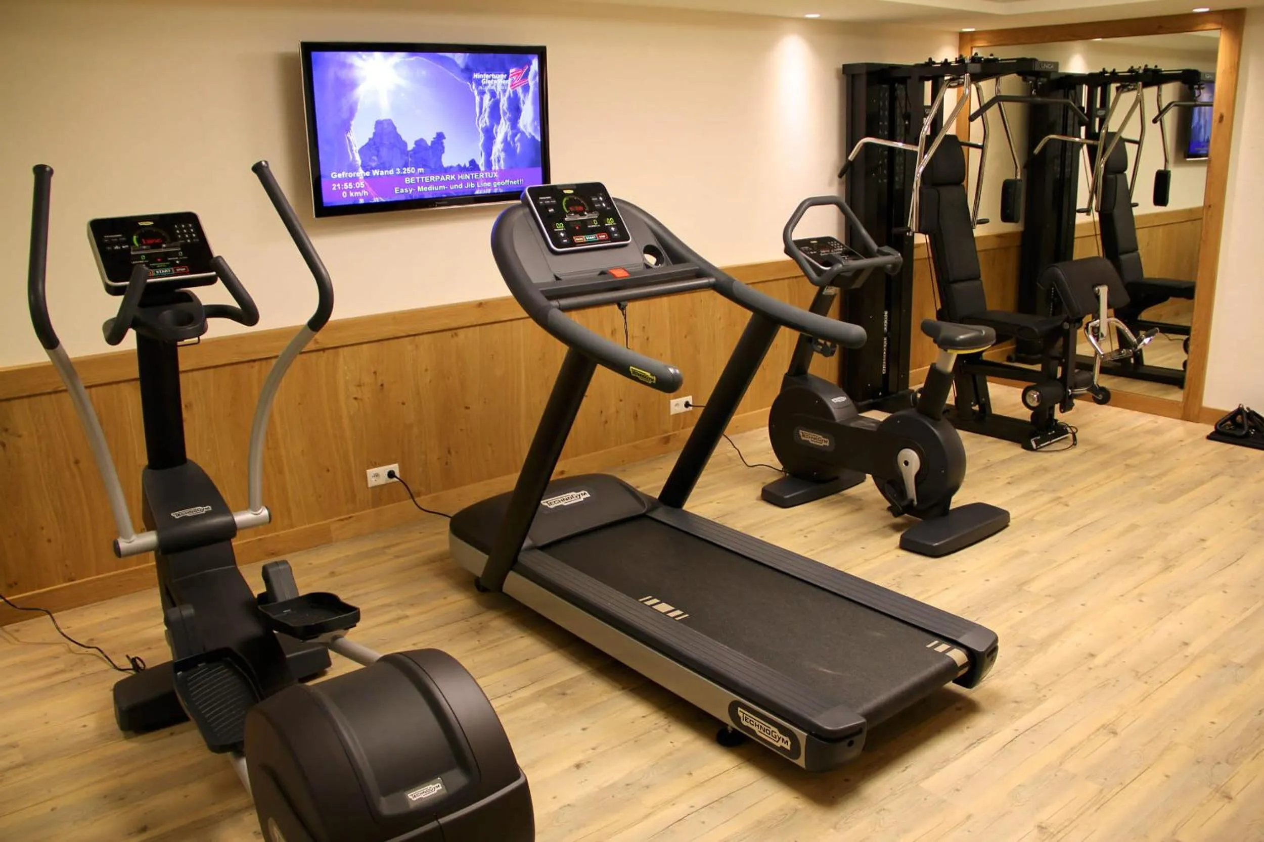 Fitness centre/facilities in Hotel Pension Sonnleiten