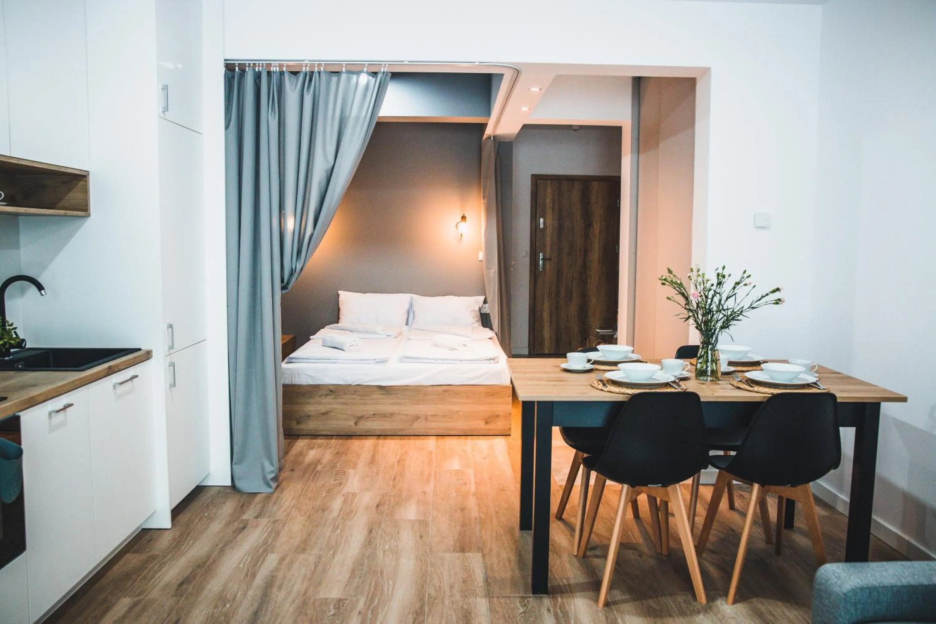 Bed in Apartamenty Pod Stokiem 200 m do kolejki Na Skrzyczne - szczyrk apartamenty