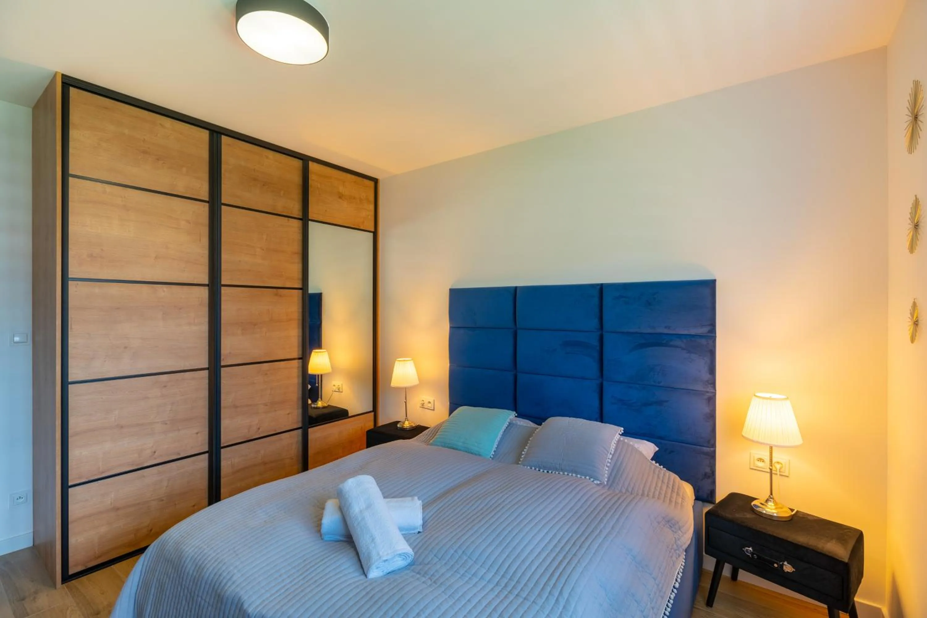 Bed in Apartamenty Pod Stokiem 200 m do kolejki Na Skrzyczne - szczyrk apartamenty