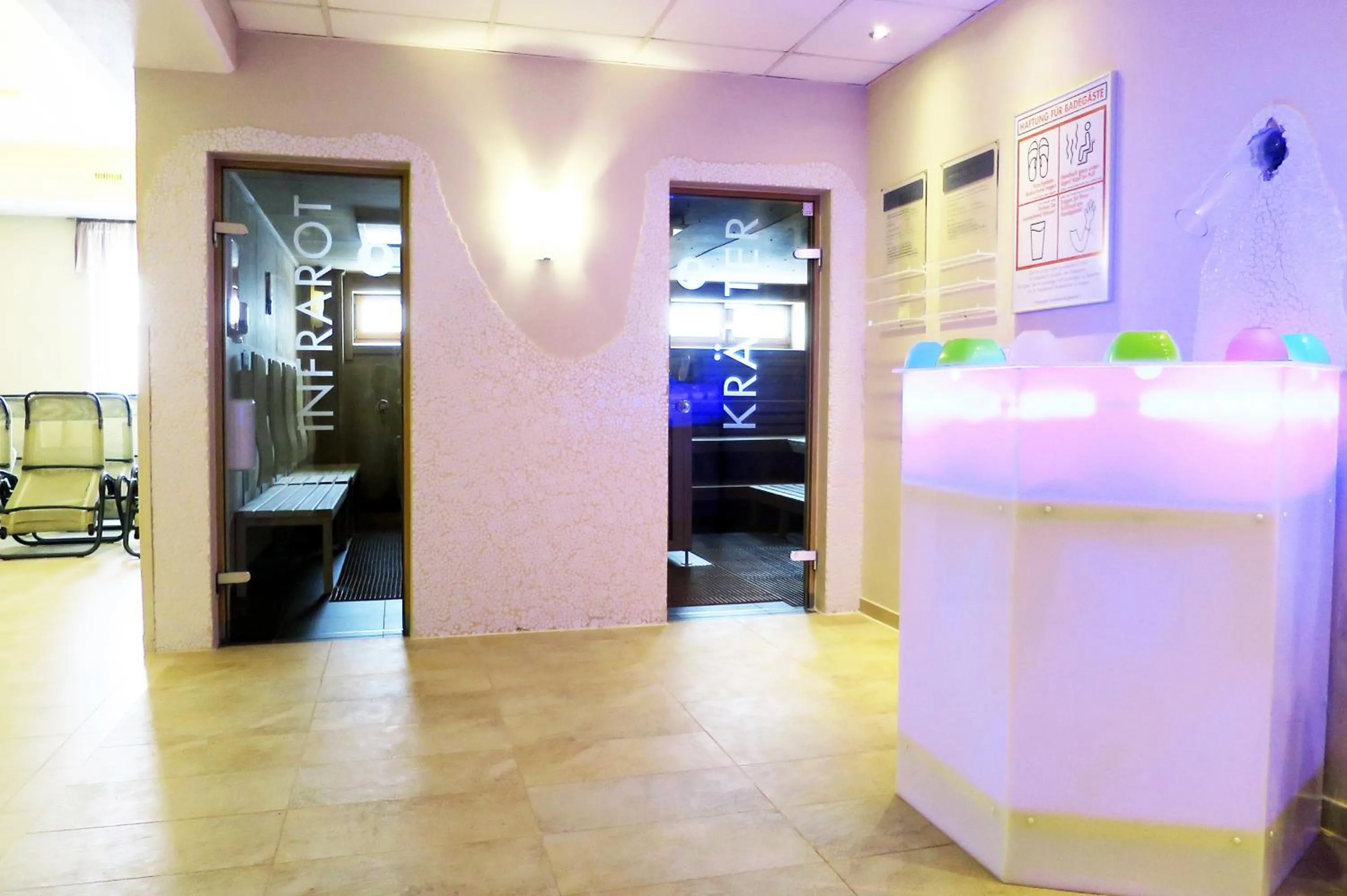 Sauna in NOVAPARK Flugzeughotel Graz