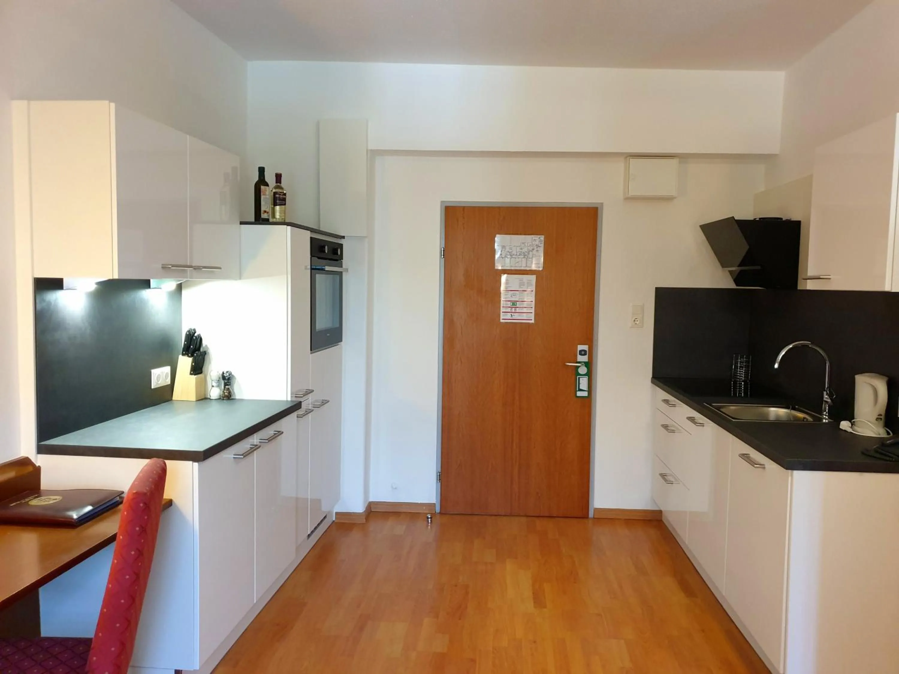 Kitchen or kitchenette in Hotel Via Roma