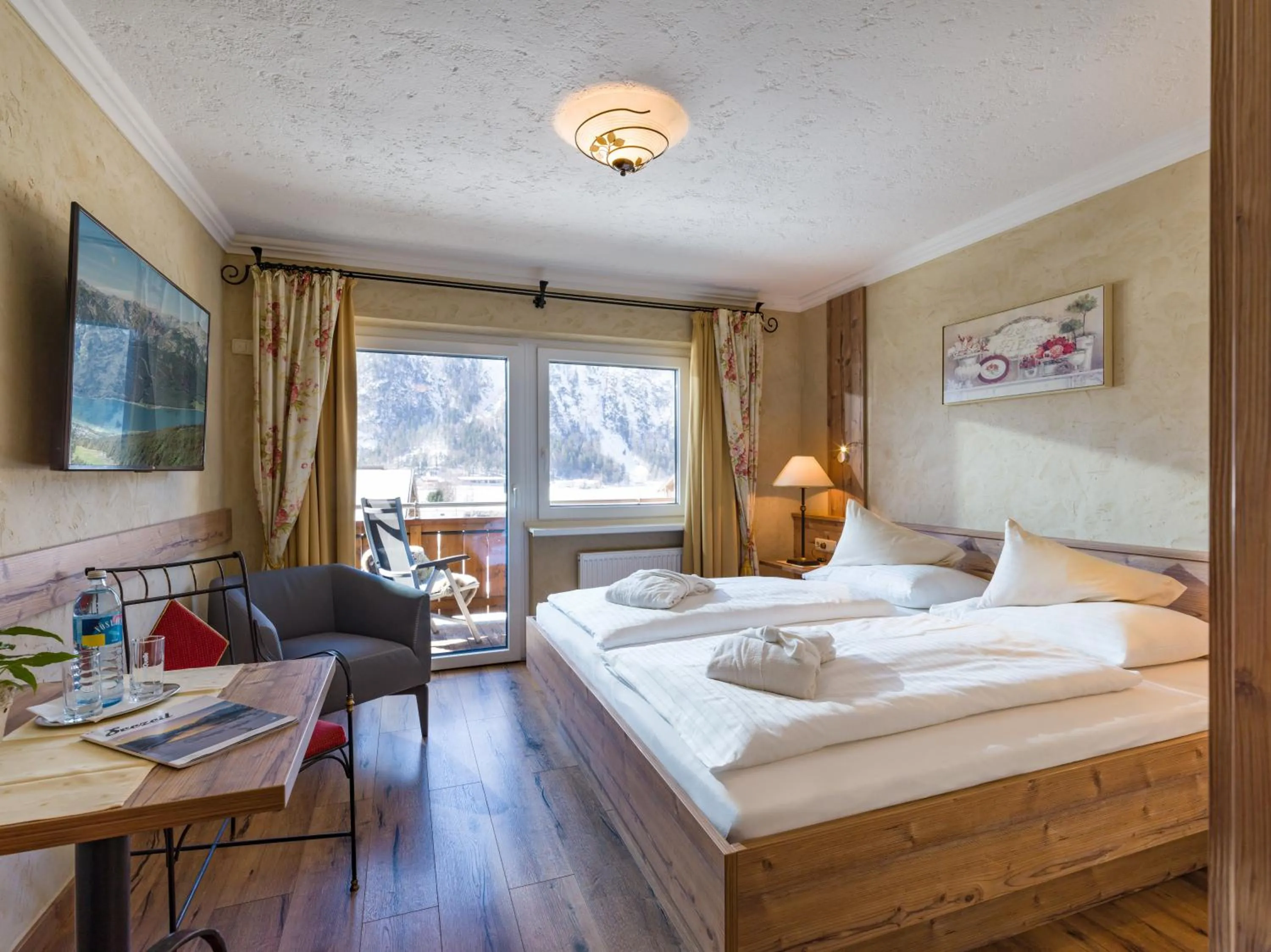 Bed in Das Rotspitz Adults - only