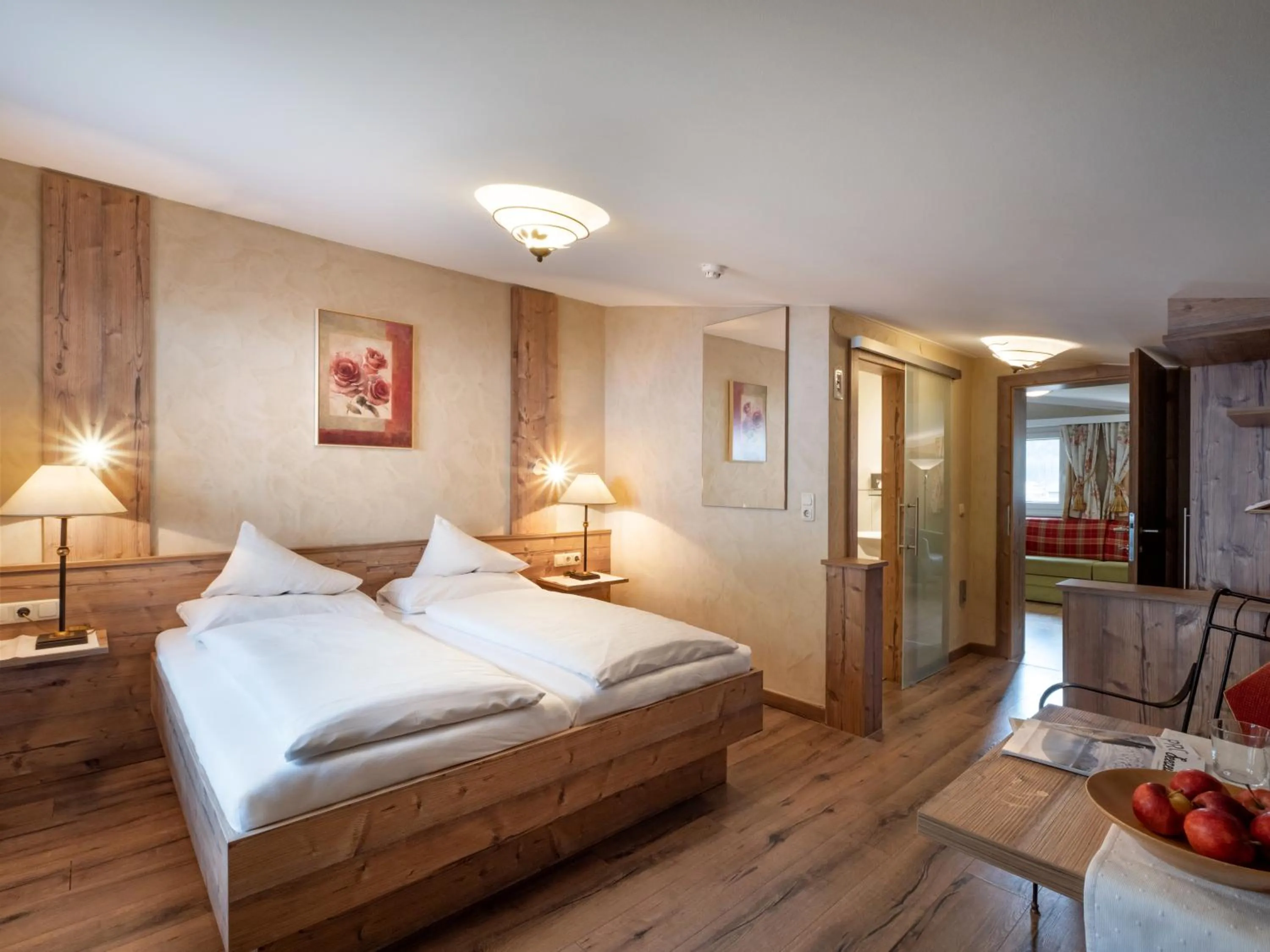 Bed in Das Rotspitz Adults - only