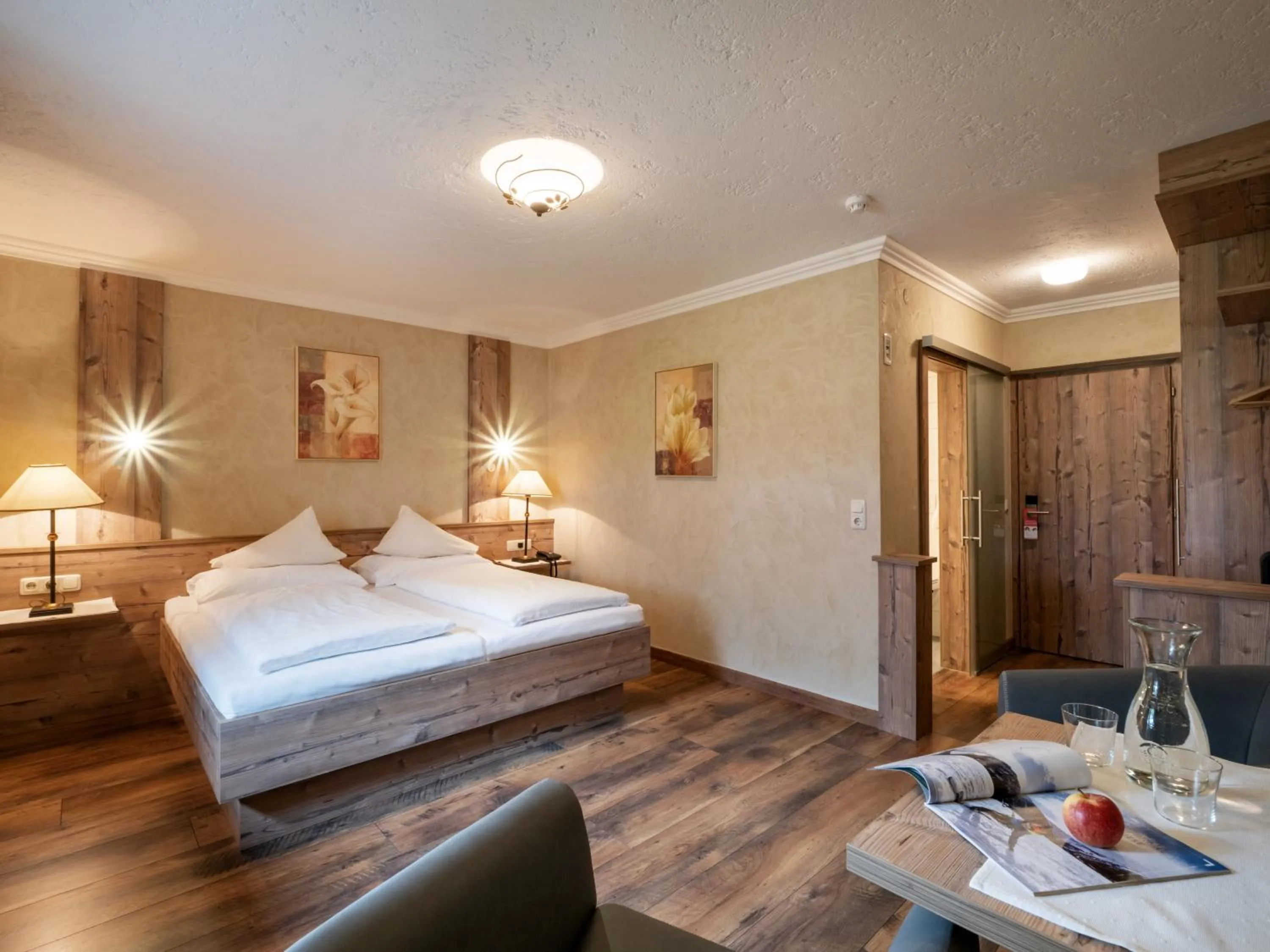 Bed in Das Rotspitz Adults - only