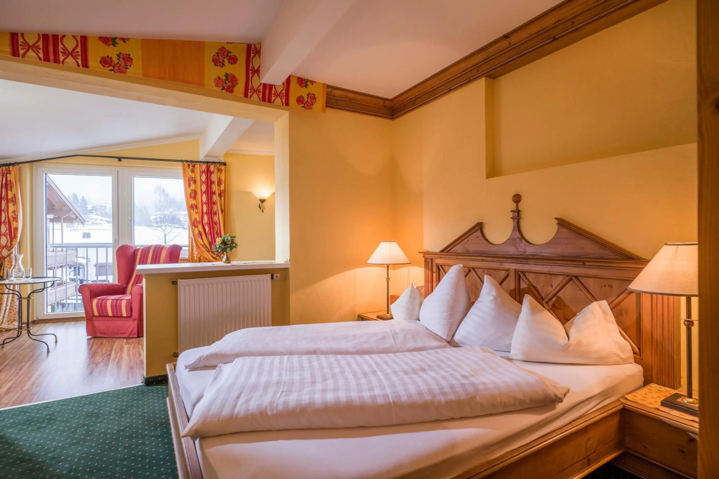 Bed in Das Rotspitz Adults - only