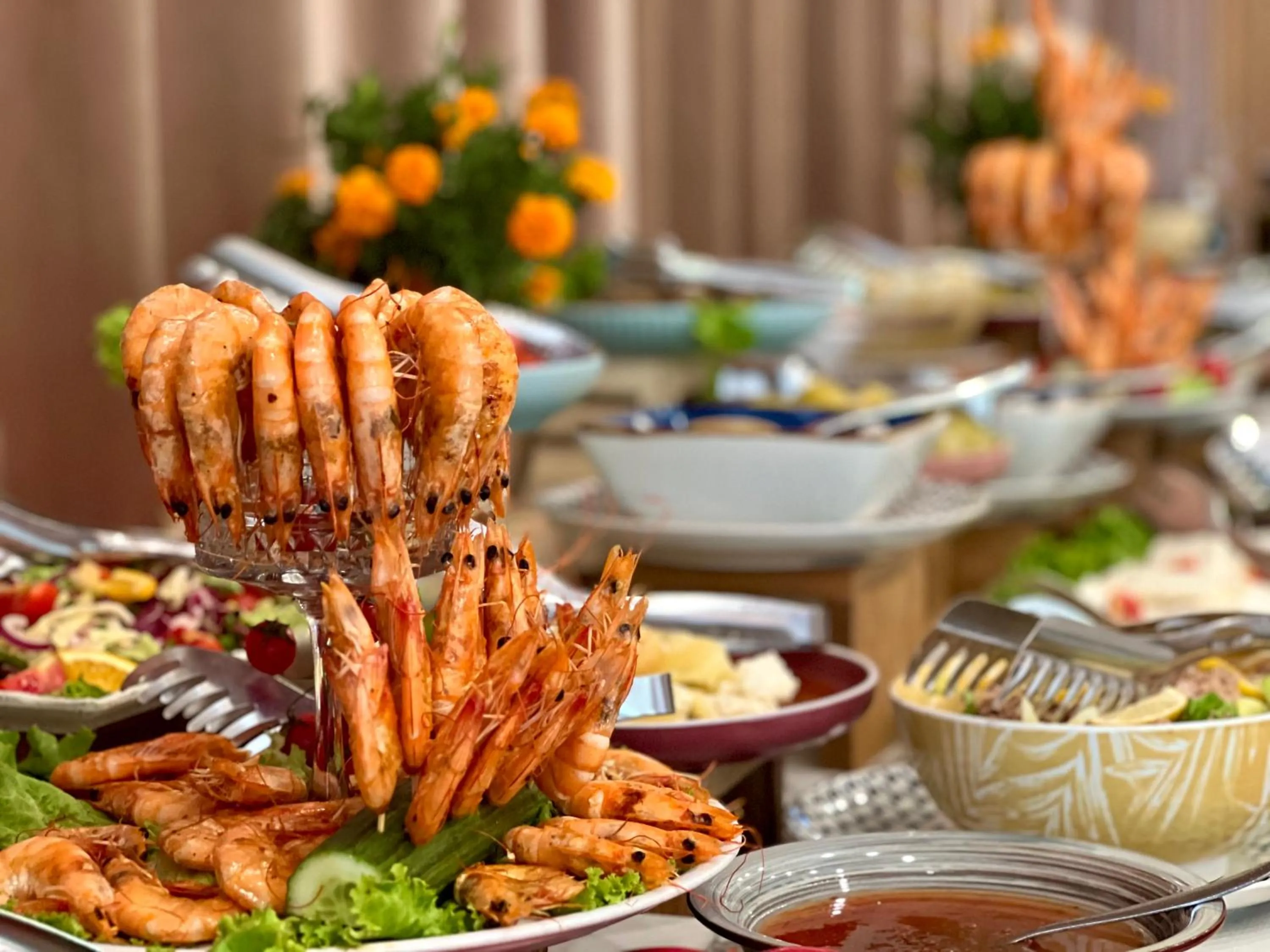 Food and drinks in Marbella Beach Hotel